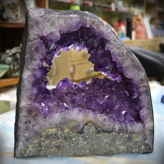 Amethyst Geode Cluster {Weight- 8.00 KG}