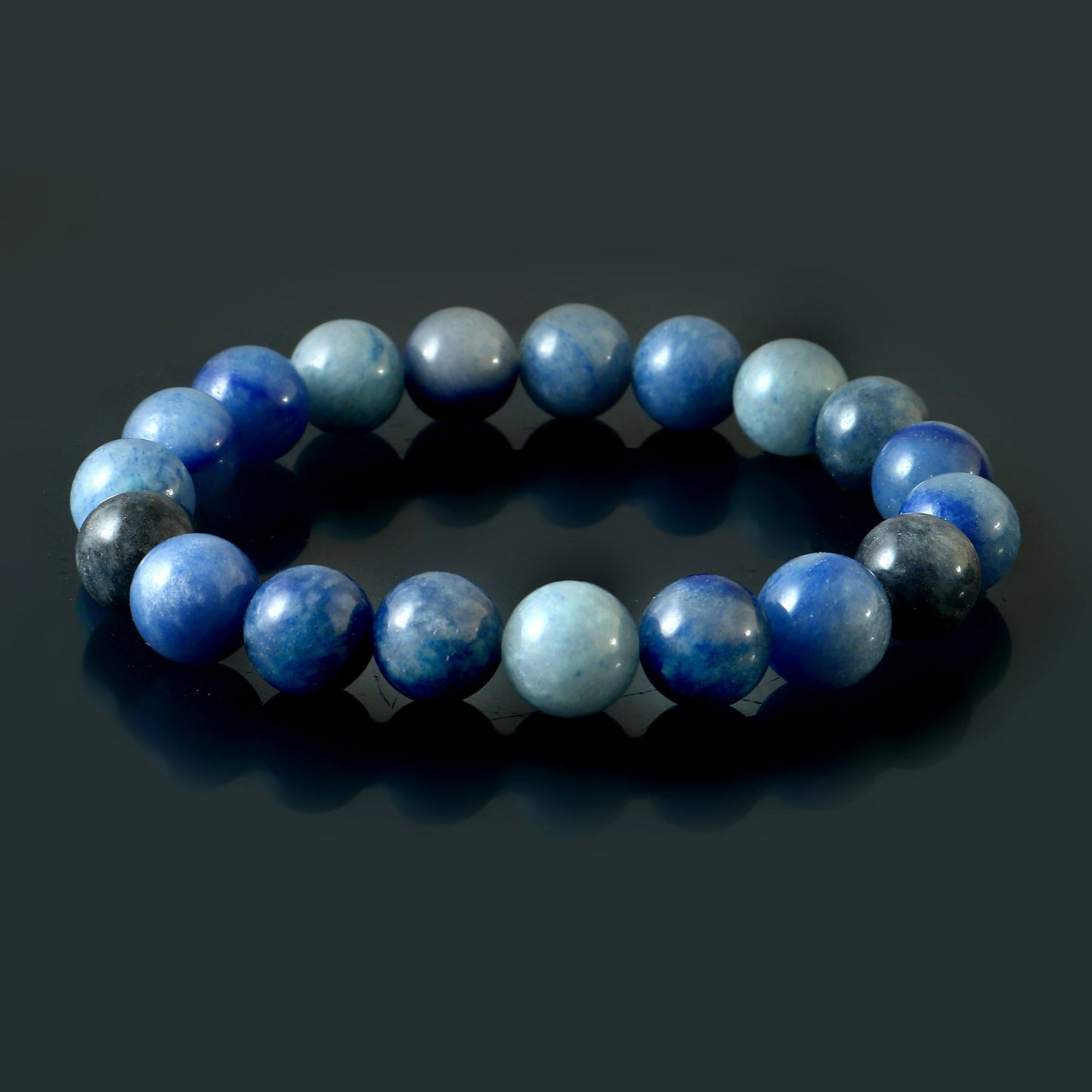 Blue Aventurine Adjustable Bracelet, Women Bracelets, Men Bracelets, Beaded Bracelet