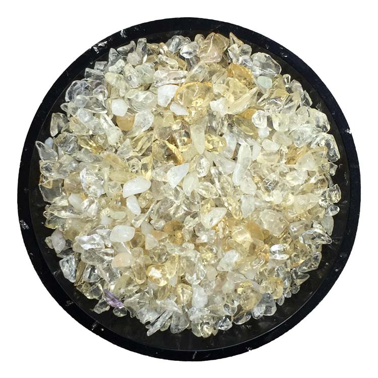 Citrine Loose Gemstone Un Cut Chips, {1.00 KG}