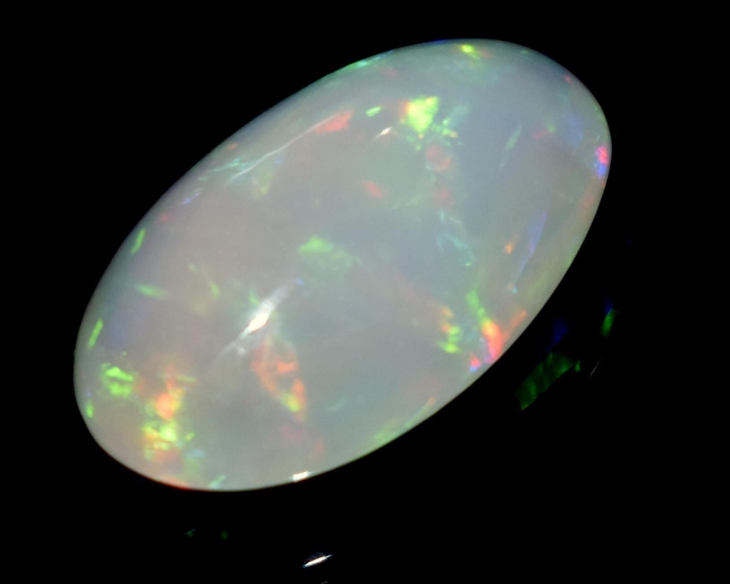 100% Natural Ethiopian Opal, Oval Welo Fire Cabochon Loose Gemstone, 7.50 Carat, Size-19x11.5x8mm, For Jewelry Making,