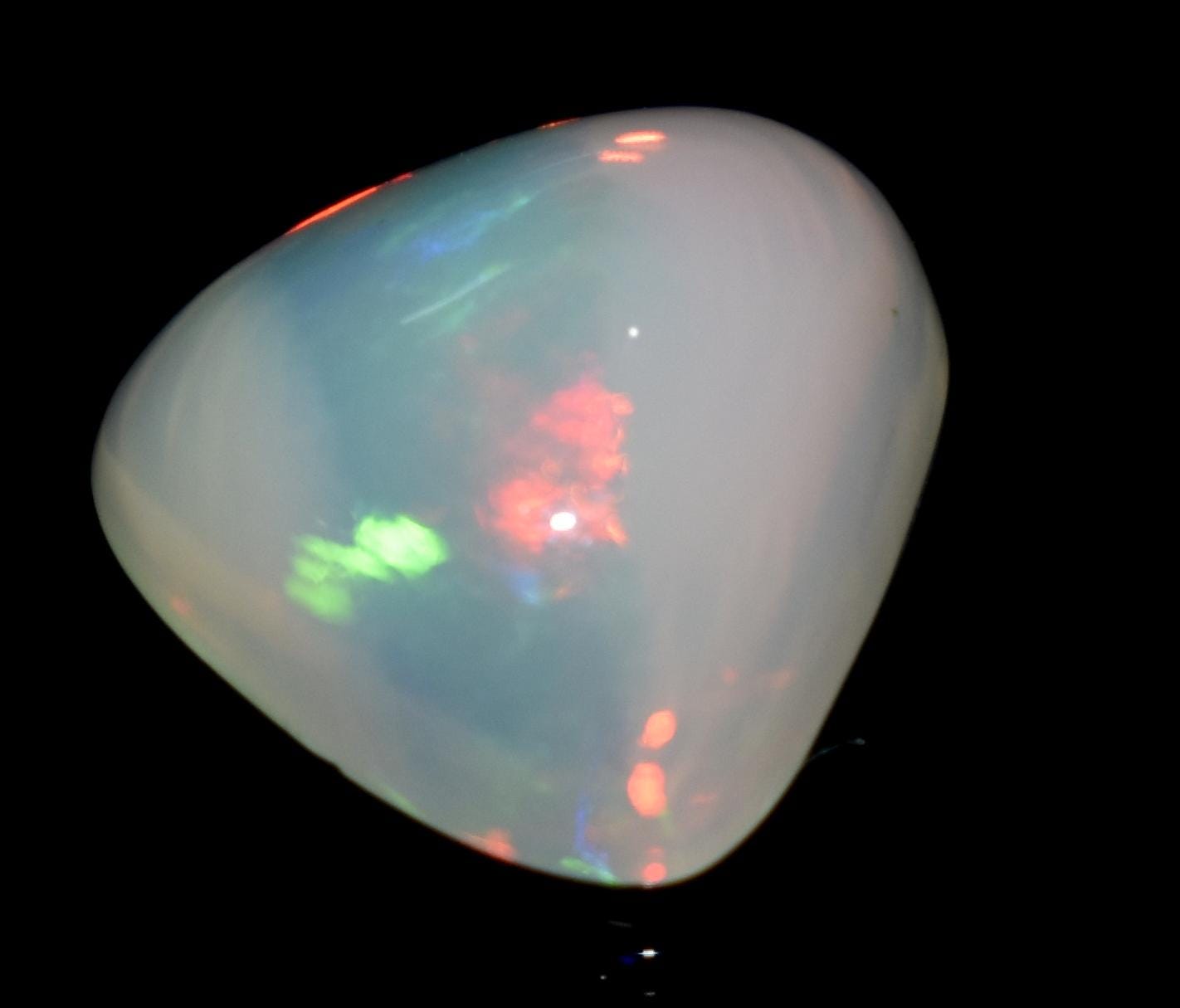 Opal, 100% Natural Ethiopian Opal, Fancy Shape Cabochon Loose Gemstone, 4.00 Carat, Size-12.5x11.5x6.5mm, For Jewelry Making,