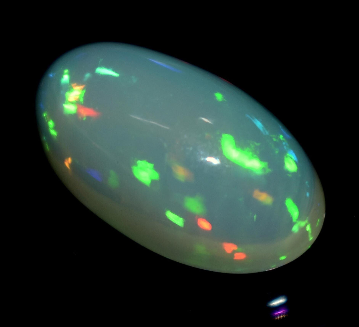 Opal, 100% Natural Ethiopian Opal, Oval Welo Fire, Cabochon Loose Gemstone, 6.35 Carat, Size-10x17.5x8mm, For Jewelry Making