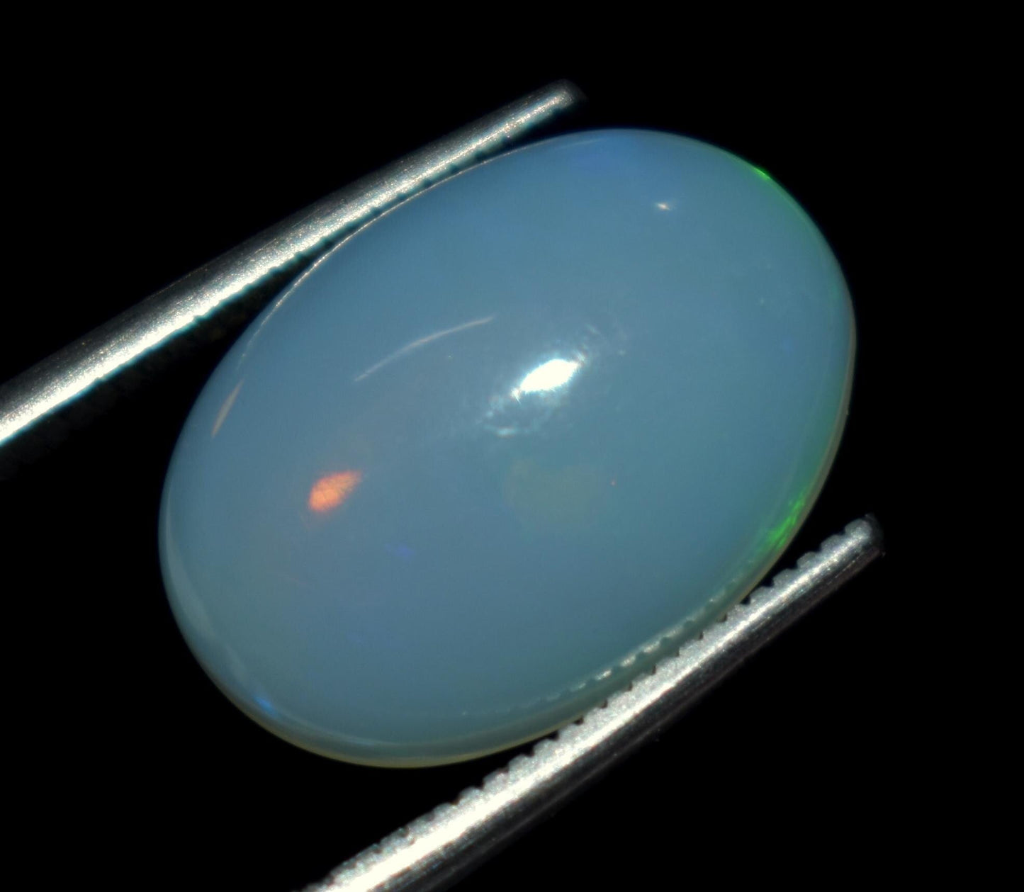 Opal, 100% Natural Ethiopian Opal, Oval Welo Fire Cabochon Loose Gemstone, 3.30 Carat, Size-11x15.5x5.5mm, For Jewelry Making, Piece-1