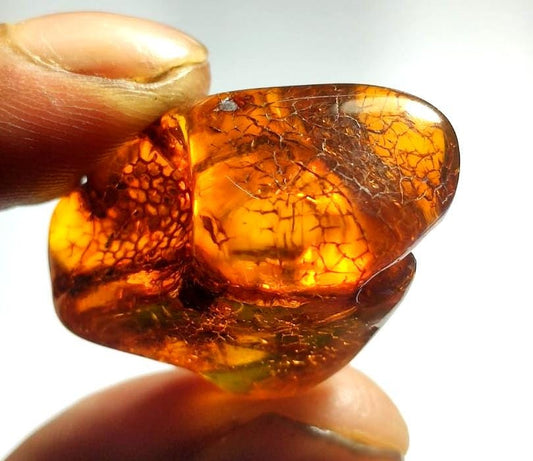 100% Natural Baltic Amber, Welo Polish Rough Amber Gemstone, 23.40,Carat, Size-33x22x14mm, For Home Decor,