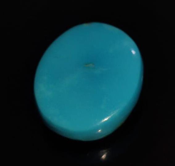 Turquoise, 100% Natural Arizona Turquoise, Oval Smoothies Cabochon Loose Gemstone, 22.20 Carat, Size-19x16x8mm, For Jewelry Making,