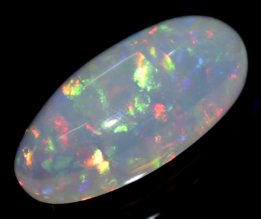 Opal, 100% Natural Ethiopian Opal, Oval Welo Fire Cabochon Loose Gemstone, 14.00 Carat, Size-24.5x12.5x8.5mm, For Jewelry Making,