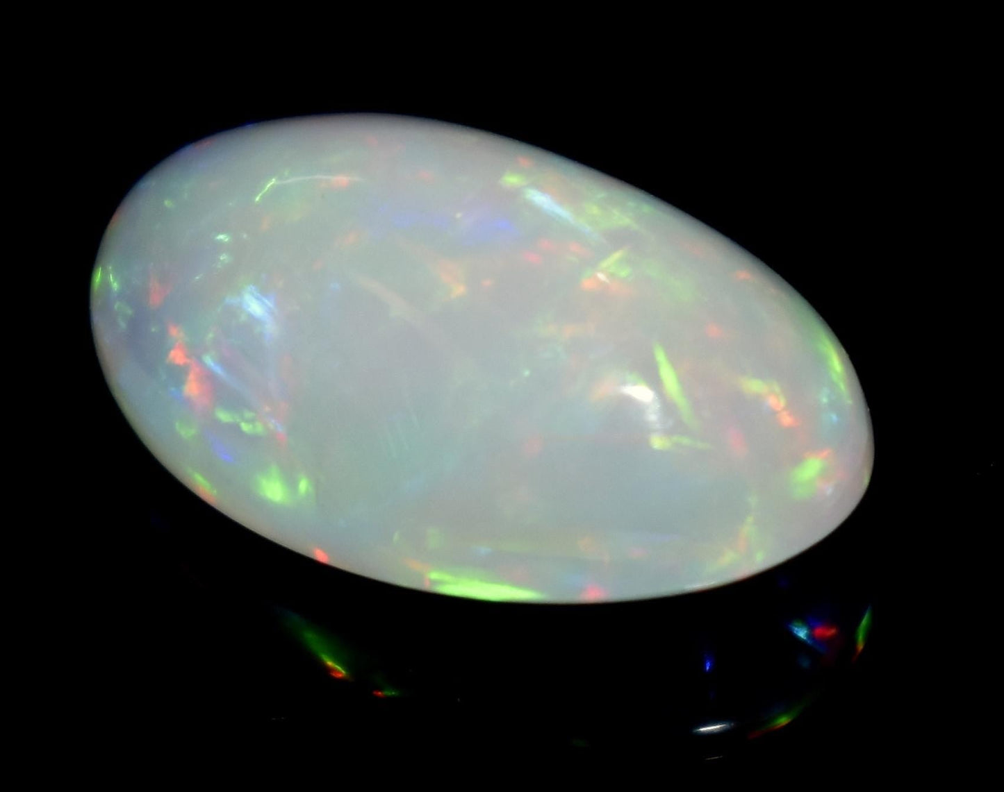 100% Natural Ethiopian Opal, Oval Welo Fire Cabochon Loose Gemstone, 7.50 Carat, Size-19x11.5x8mm, For Jewelry Making,