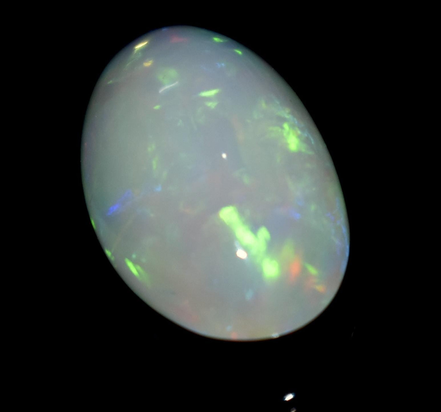 100% Natural Ethiopian Opal, Oval Welo Fire Cabochon Loose Gemstone, 7.50 Carat, Size-19x11.5x8mm, For Jewelry Making,