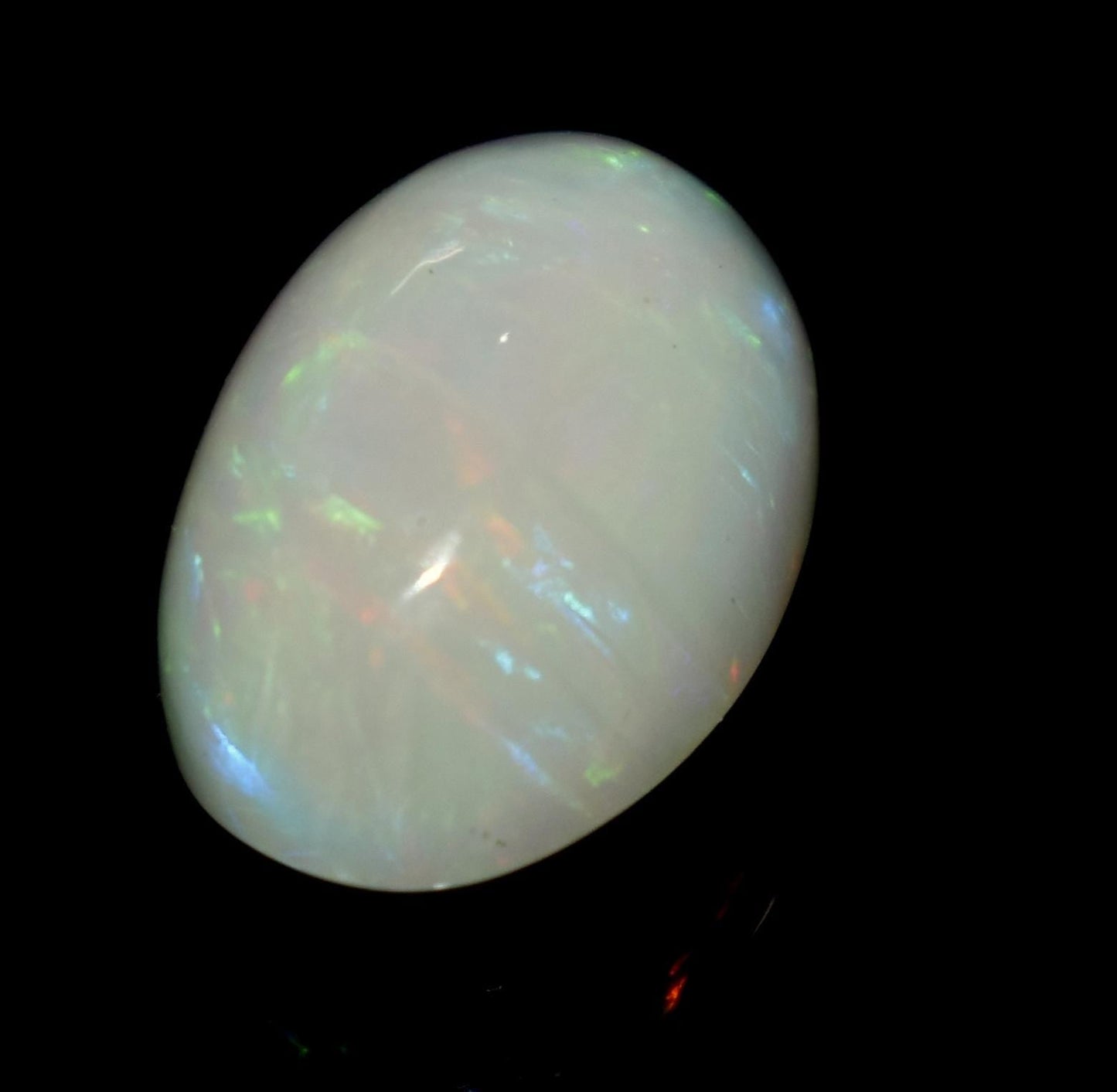 Opal, 100% Natural Ethiopian Opal, Oval Welo Fire Cabochon Loose Gemstone, 8.00 Carat, Size-17x11x9mm, For Jewelry Making,