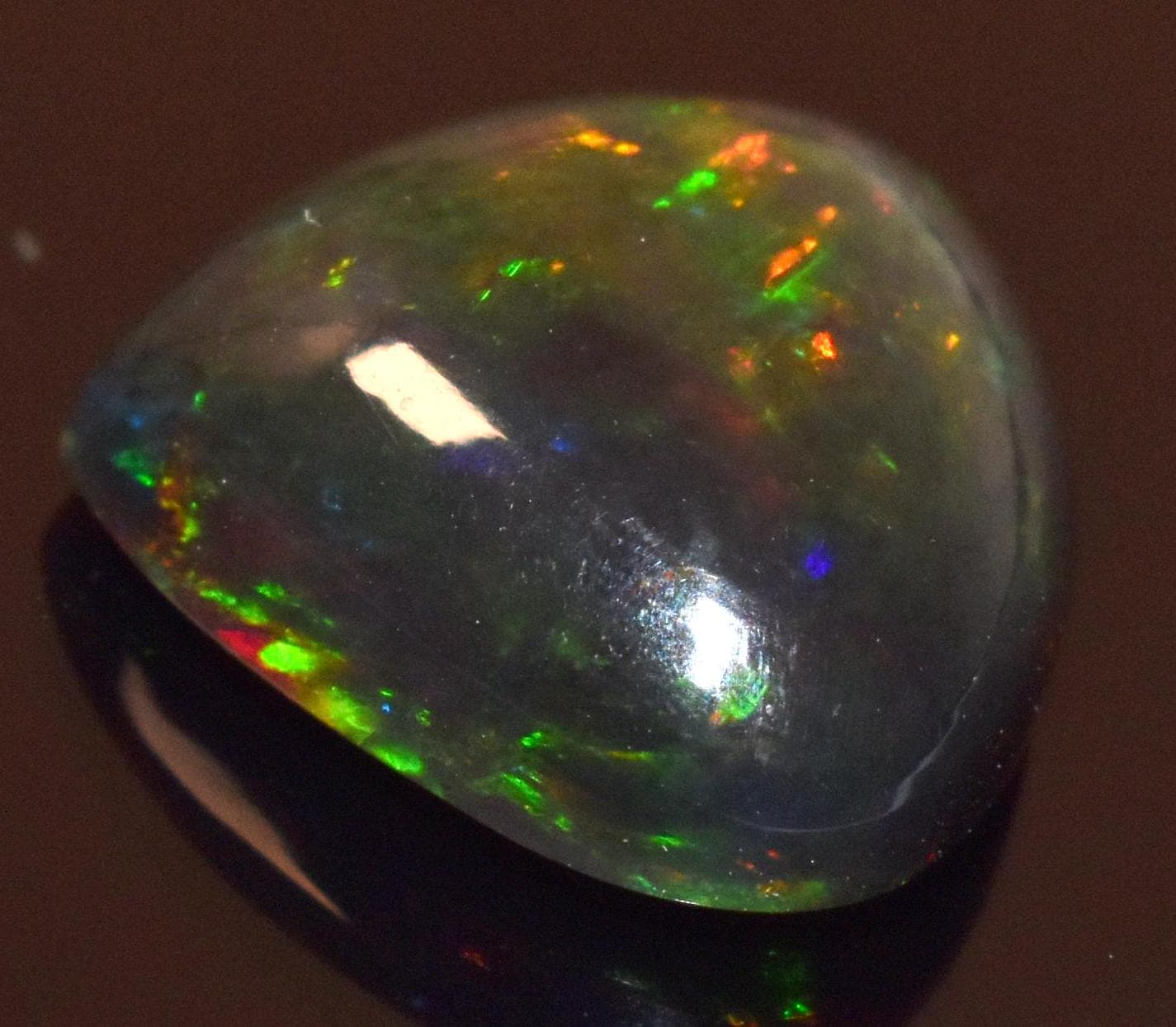 Natural Black Ethiopian Opal, Heart Shape Welo Fire Cabochon Loose Gemstone, 5.25 Crt, Size-15x14x6mm, For Jewelry Making,