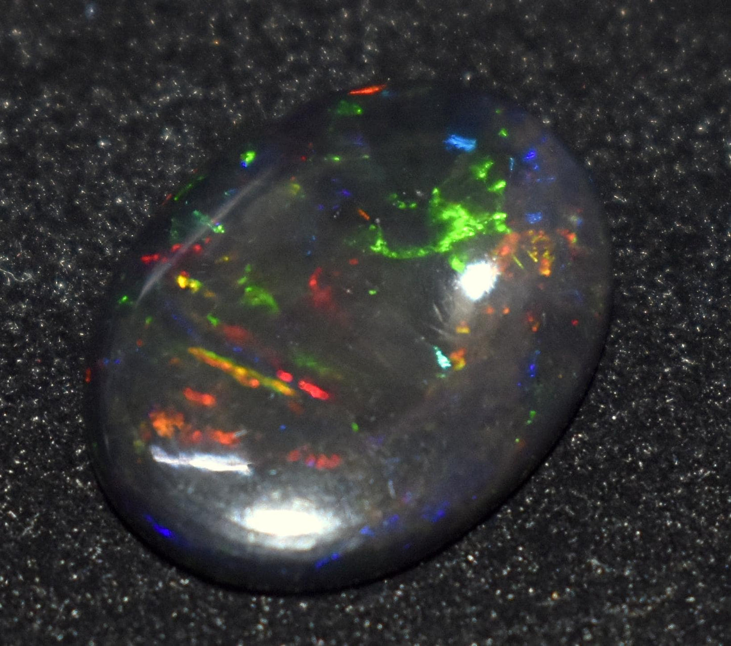 Opal, Natural Black Opal, Oval Welo Fire, Cabochon Loose Gemstone, 4.65 Carat, Size-15x19.5x3.5mm, For Jewelry Making, Gift For Her,