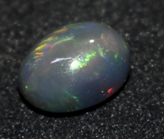 100% Natural Black Opal, Oval Welo Fire, Cabochon Loose Gemstone, 6.00 Carat, Size-13x18x6mm, For Jewelry Making, Gift For Her,