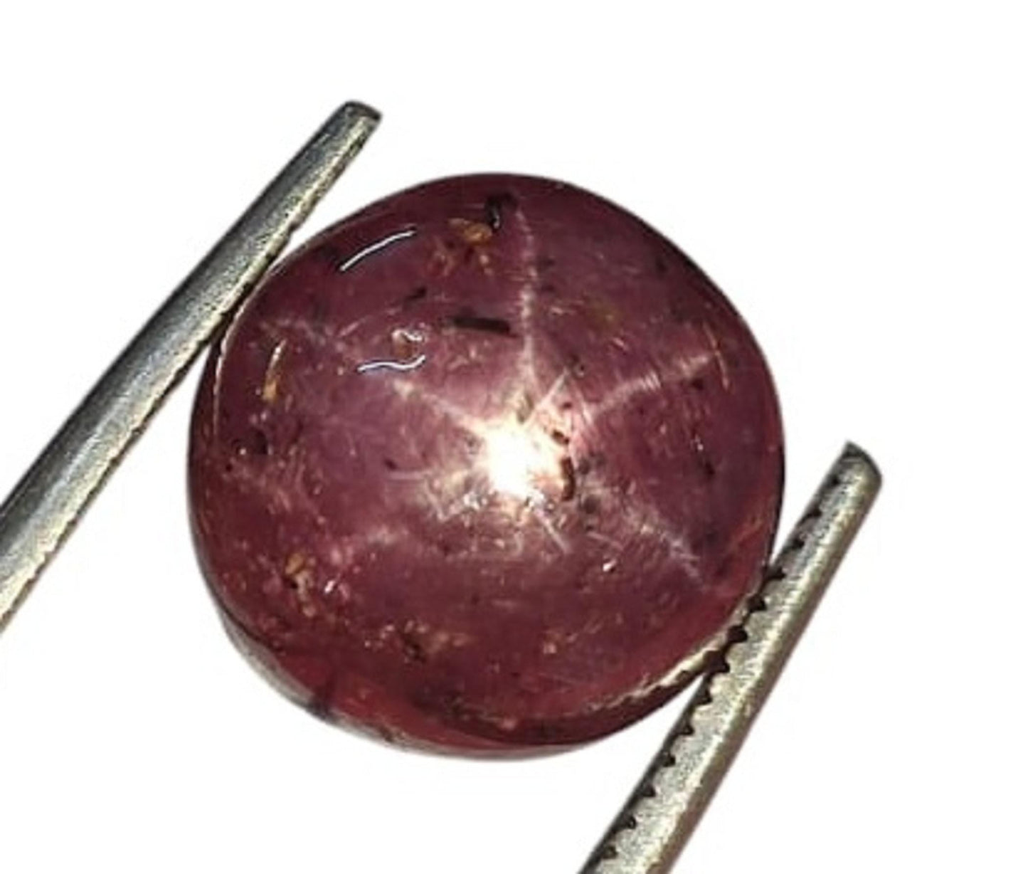 Sapphire, 100% Natural Star Ruby Sapphire, Round Smoothies Cabochon Loose Gemstone, 8.40 Carat, Size-9.5x10x7.5mm, For Jewelry Making,