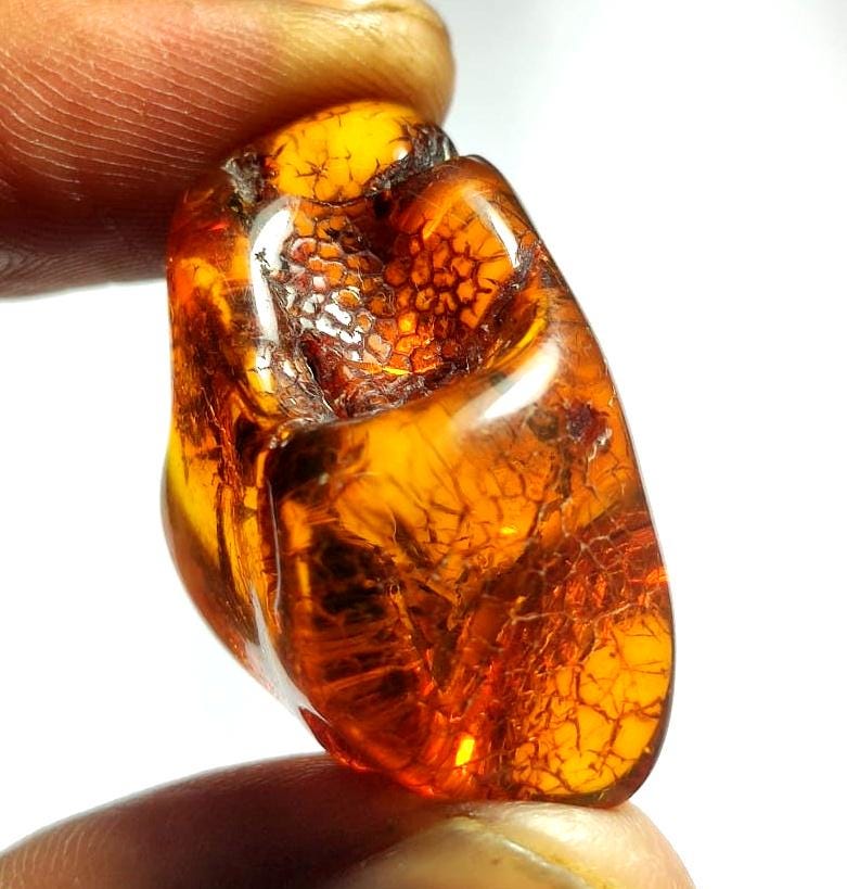 100% Natural Baltic Amber, Welo Polish Rough Amber Gemstone, 23.40,Carat, Size-33x22x14mm, For Home Decor,