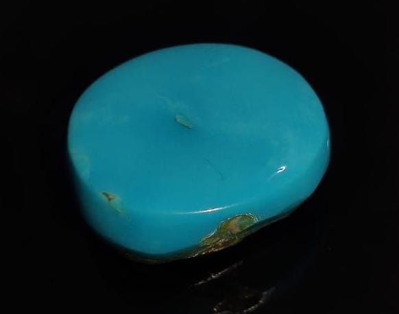 Turquoise, 100% Natural Arizona Turquoise, Oval Smoothies Cabochon Loose Gemstone, 22.20 Carat, Size-19x16x8mm, For Jewelry Making,