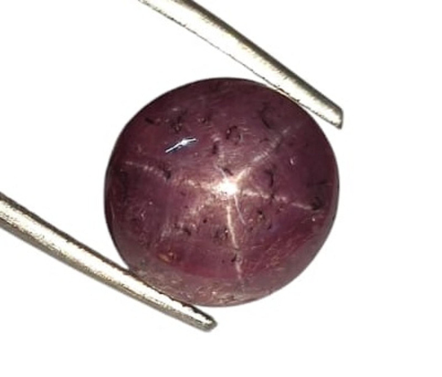 Natural Star Sapphire, Round Smoothies Cabochon Loose Gemstone, 8.78 Carat, Size-10.5x10.5x7mm,