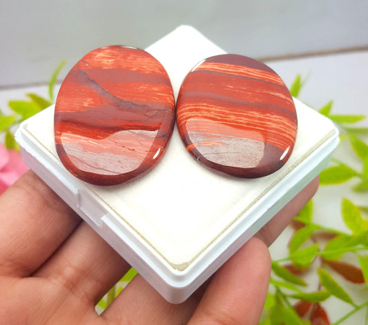 Jasper, Natural Snake Skin Jasper, Oval Cabochon Gemstone Lot, 135.30 Carat, Size-46X30X4mm To 41x32x5mm, Gift For Her, PC-2