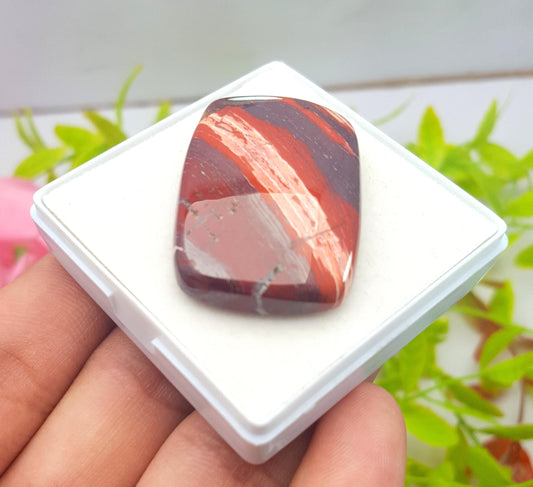 Natural Snake Skin Jasper, Cushion Shape Cabochon Loose Gemstone, 86.20 Carat, Size-36x25x7mm, Gift For Her, PC-1