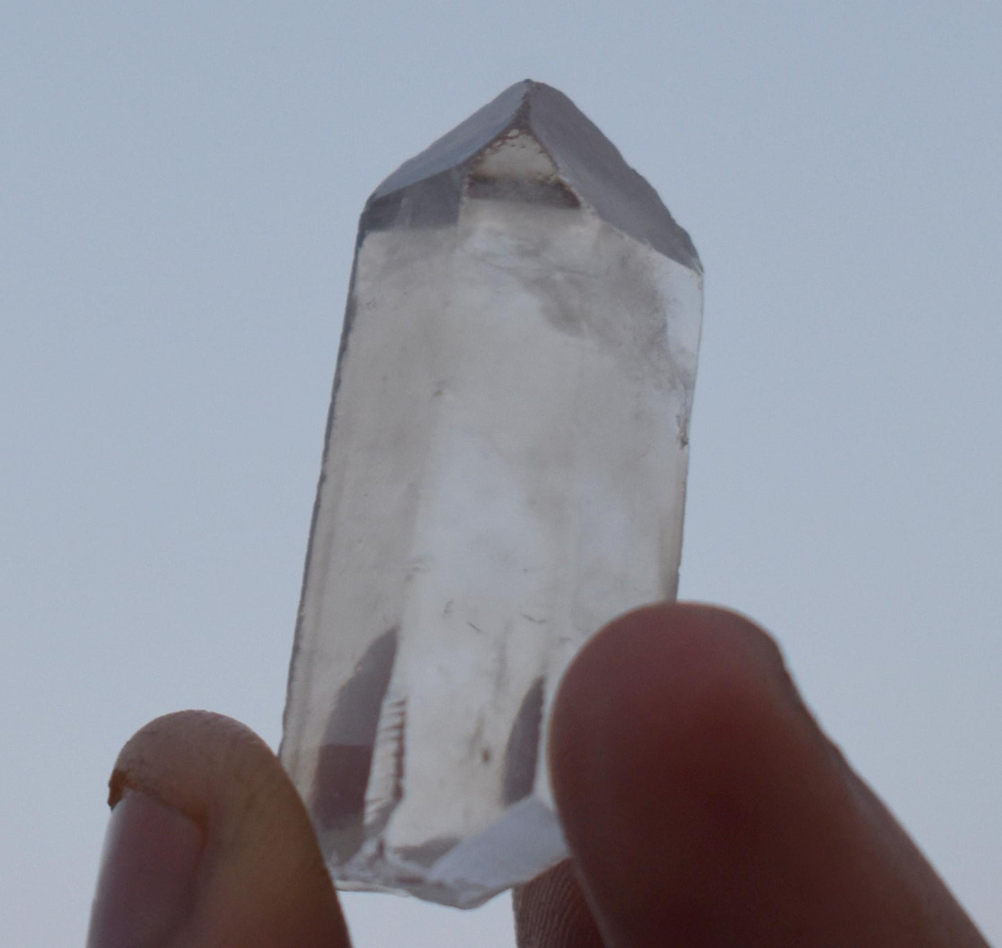 Phantom, Natural White Phantom In Quartz Tower, High Clarity Crystal, 14.91 Gram, Size-1.5'' inch-1''inch,