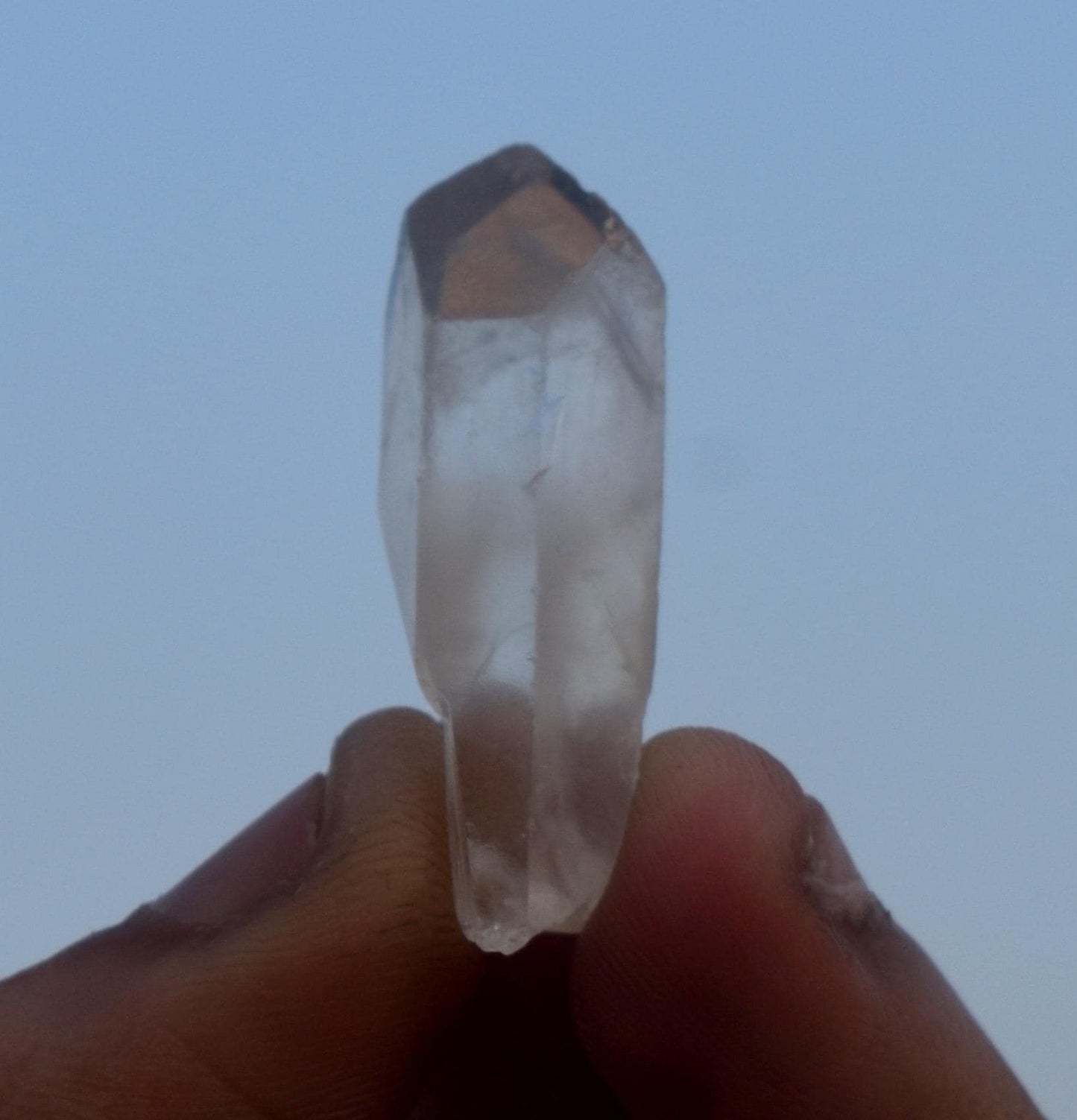 Phantom, Natural White Phantom In Quartz Tower, High Clarity Crystal, 7.20 Gram, Size-1'' inch-0.5''inch,