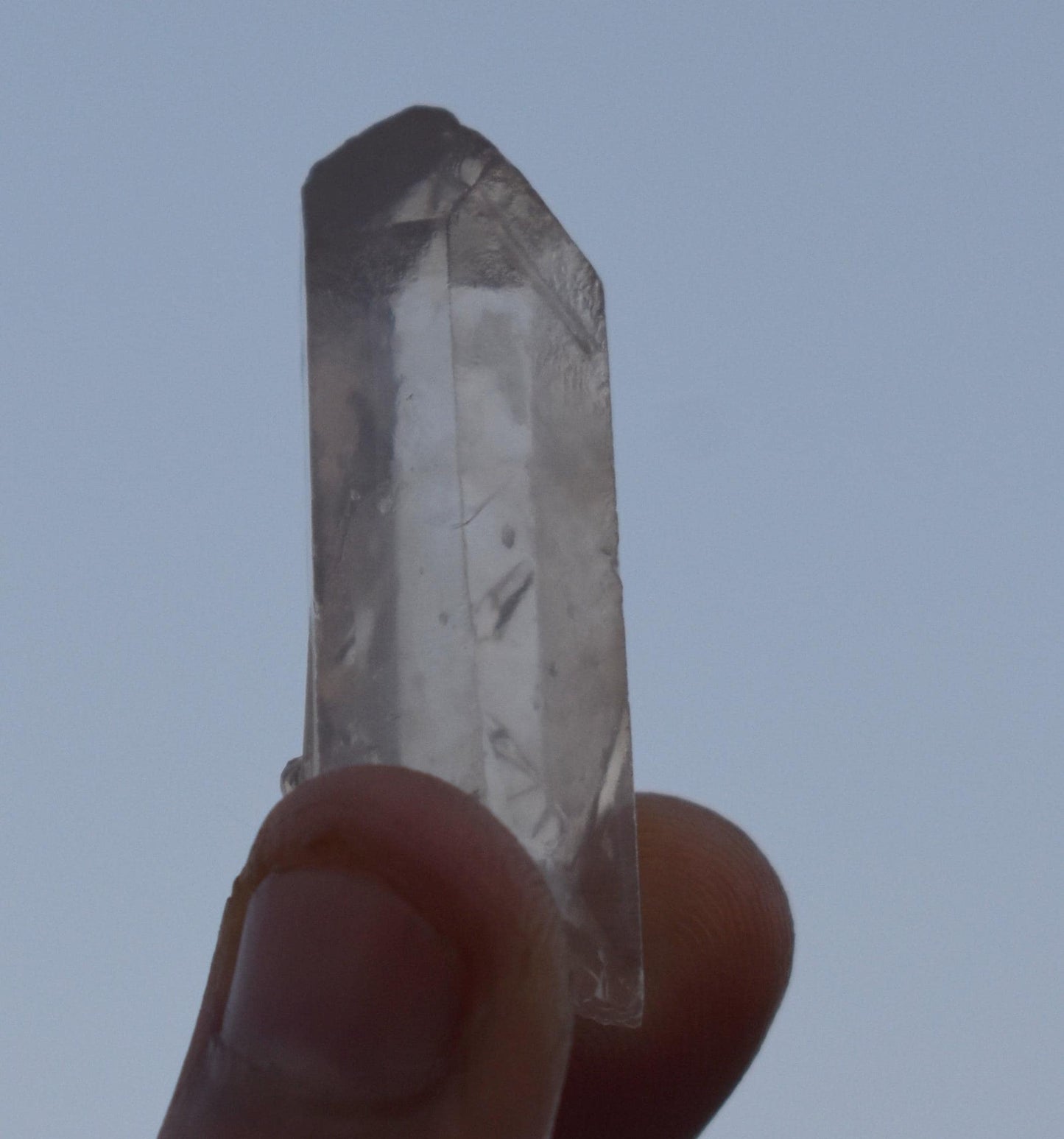 Phantom, Natural White Phantom In Quartz Tower, High Clarity Crystal, 15.21 Gram, Size-2'' inch-1''inch,