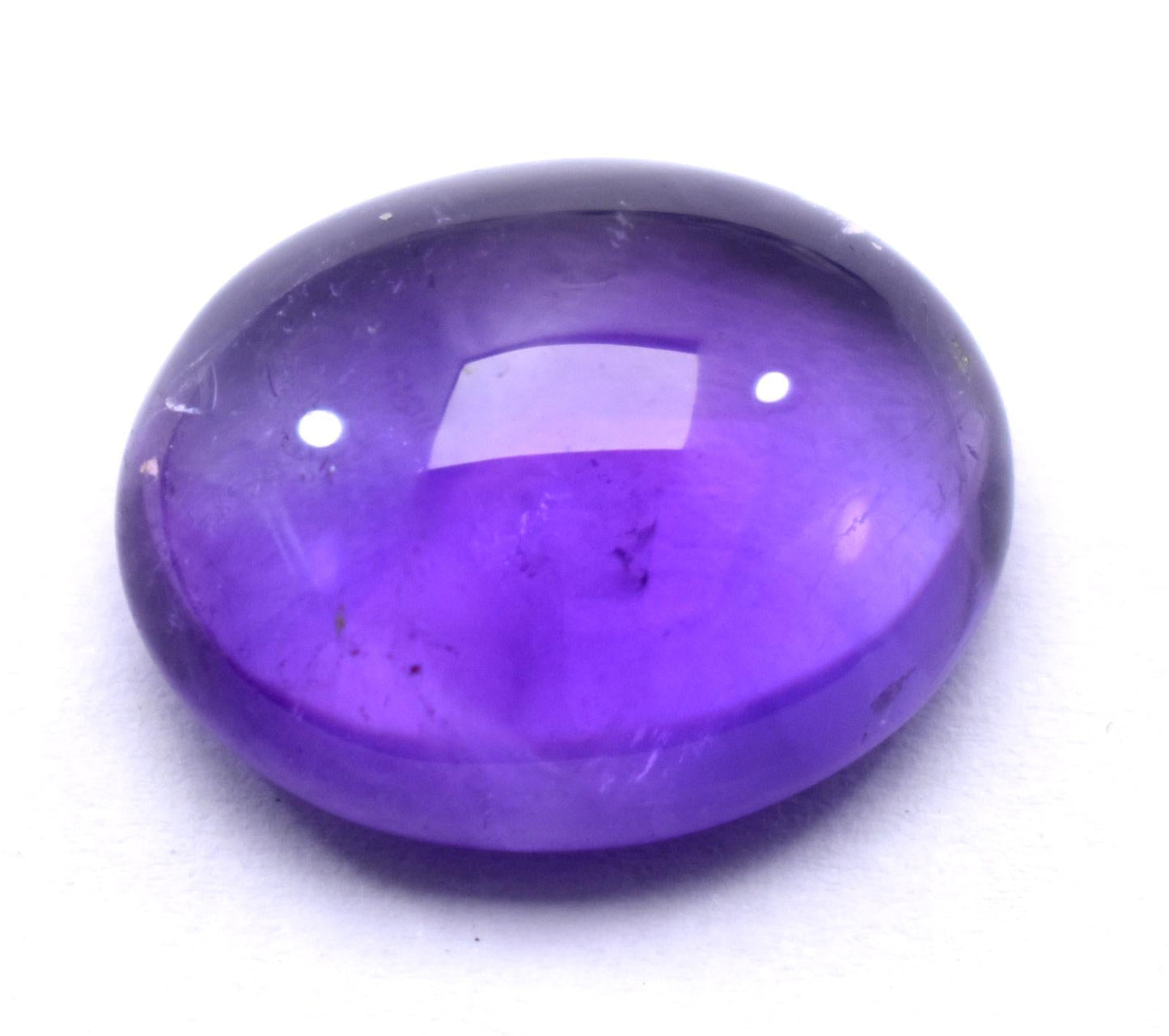 Amethyst, Natural Purple Amethyst, Oval Cabochon Loose Gemstone, 25.30 Carat, Size-18x22x9.5mm, Gift For Her,