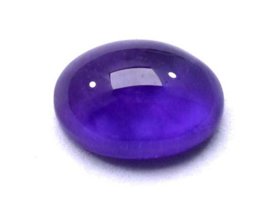 Amethyst, Natural Purple Amethyst, Oval Cabochon Loose Gemstone, 6.00 Carat, Size-10x14x6mm, Gift For Her,