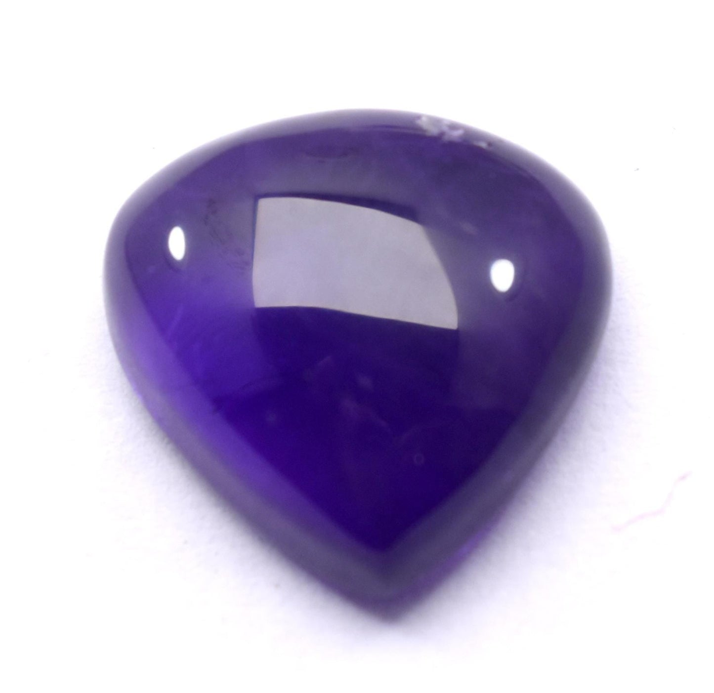 Amethyst, Natural Purple Amethyst, Pear Cabochon Loose Gemstone, 20.85 Carat, Size-9.5x19.5x8mm, Gift For Her,