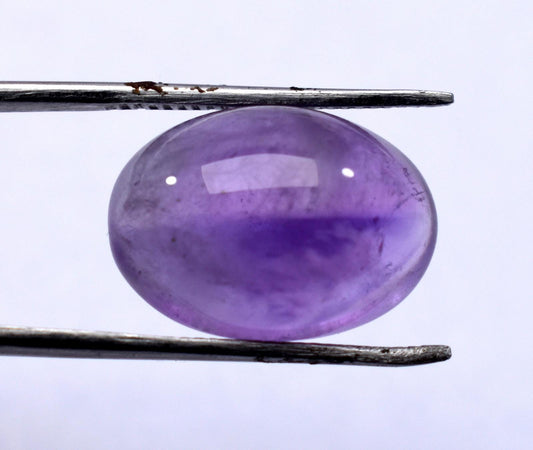 Rare & Natural Purple Amethyst, Oval Cabochon Loose Gemstone, 45.00 Carat, Size-13x18x9mm, Gift For Her,