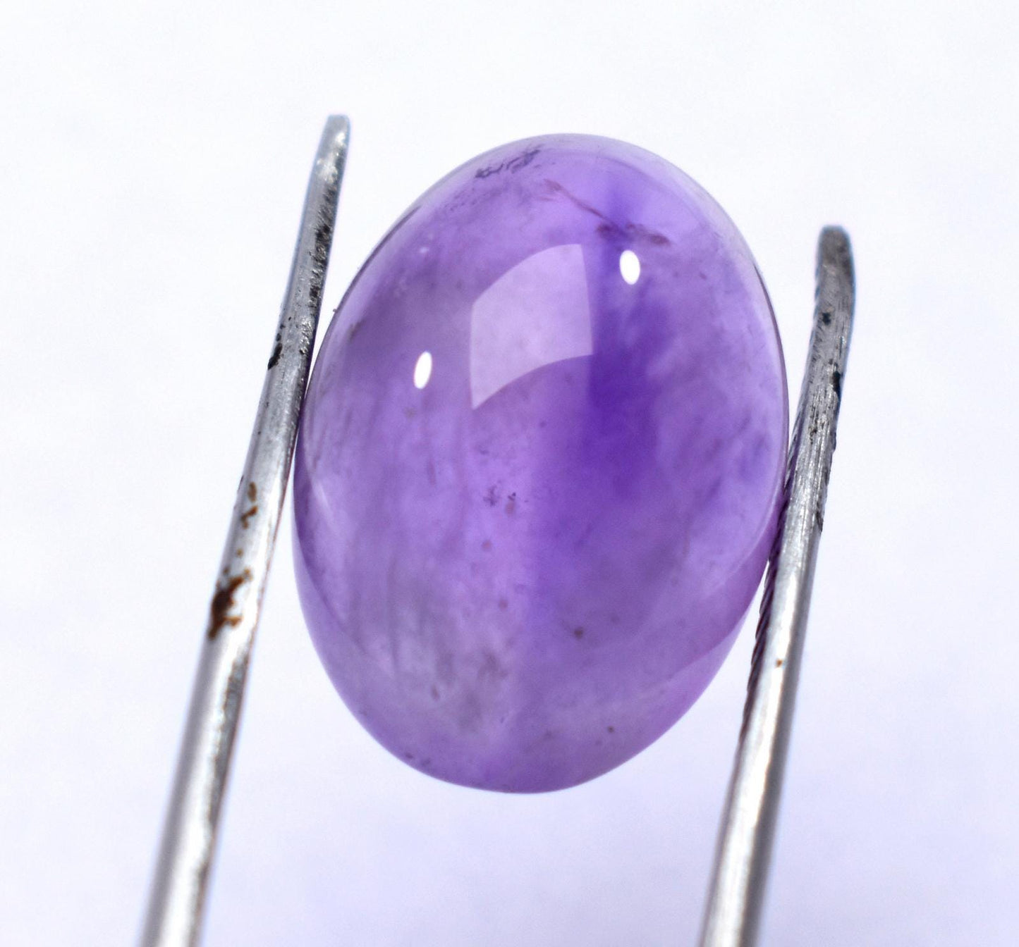 Rare & Natural Purple Amethyst, Oval Cabochon Loose Gemstone, 45.00 Carat, Size-13x18x9mm, Gift For Her,