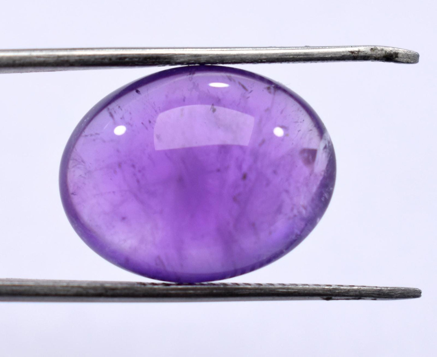 Rare & Natural Purple Amethyst, Oval Cabochon Loose Gemstone, 14.80 Carat, Size-15x19x8mm, Gift For Her,