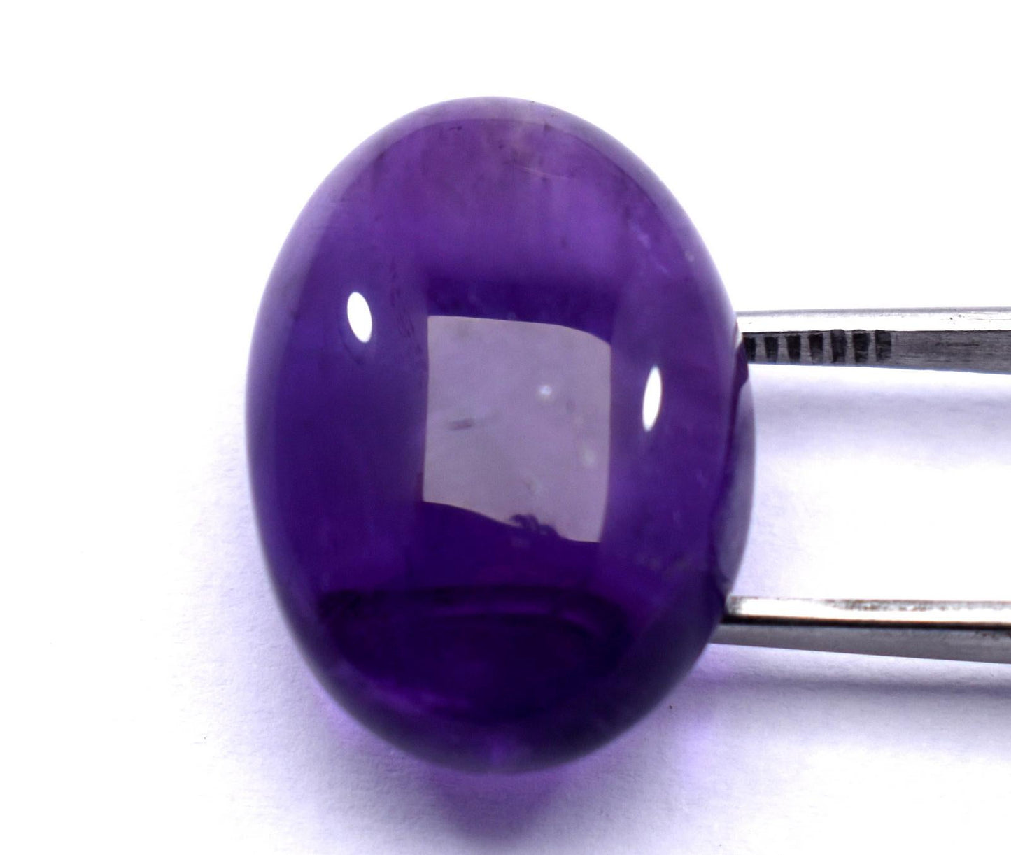 Rare & Natural Purple Amethyst, Oval Cabochon Loose Gemstone, 28.60 Carat, Size-18x24.5x9mm, Gift For Her,