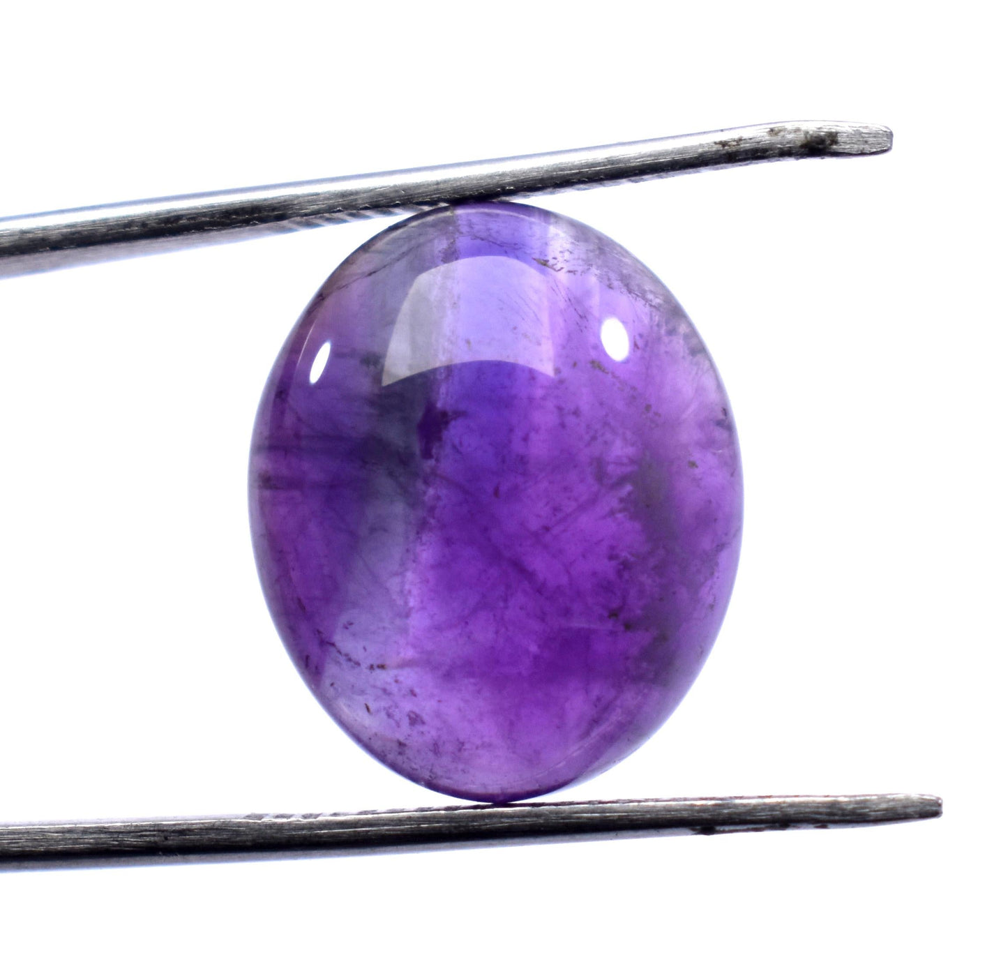 Rare & Natural Purple Amethyst, Oval Cabochon Loose Gemstone, 11.70 Carat, Size-14x17x7mm, Gift For Her, Pc-1