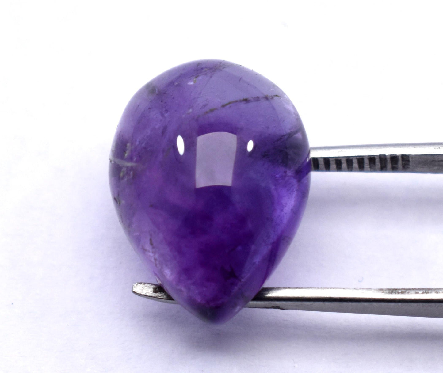 Rare & Natural Purple Amethyst, Pear Cabochon Loose Gemstone, 15.30 Carat, Size-14.5x19.5x8.5mm , Gift For Her, Pc-1