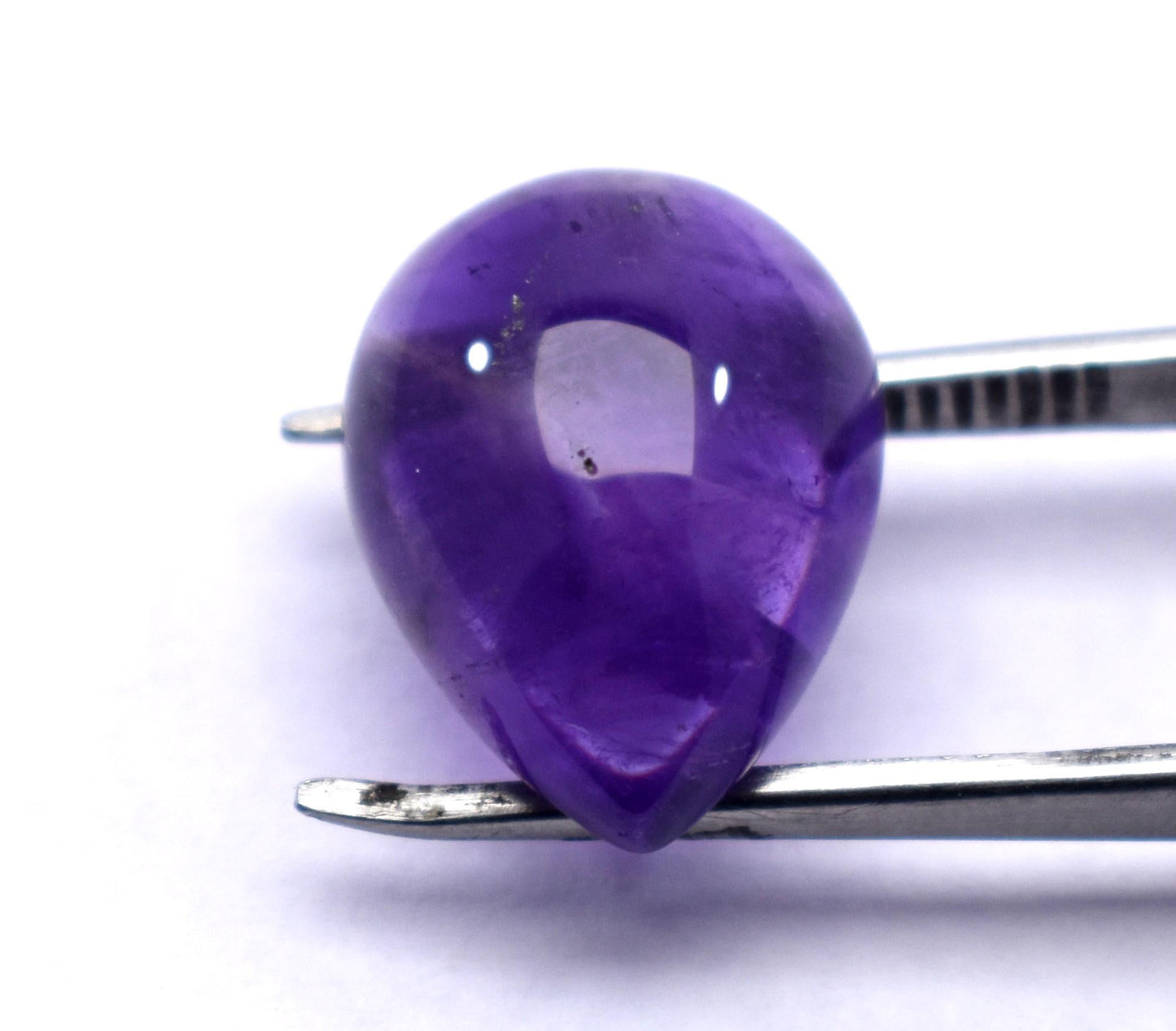 Rare & Natural Purple Amethyst, Pear Cabochon Loose Gemstone, 9.50 Carat, Size-12.5x17x7mm, Gift For Her, Pc-1