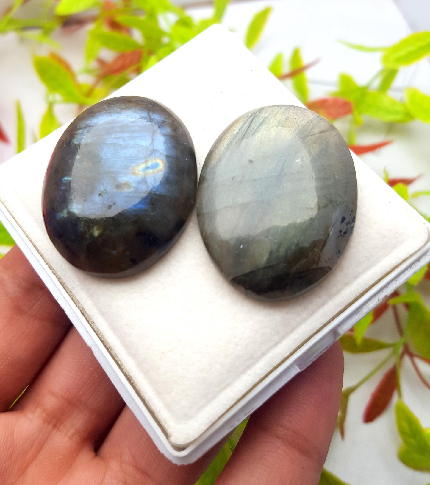 Labradorite, Natural Multi Flashy Labradorite, Oval Smooth Cabochon Gemstone Lot, 119.80 Ct, Size-36x27x7mm To 34x26x5mm, Gift For Her, PC-2