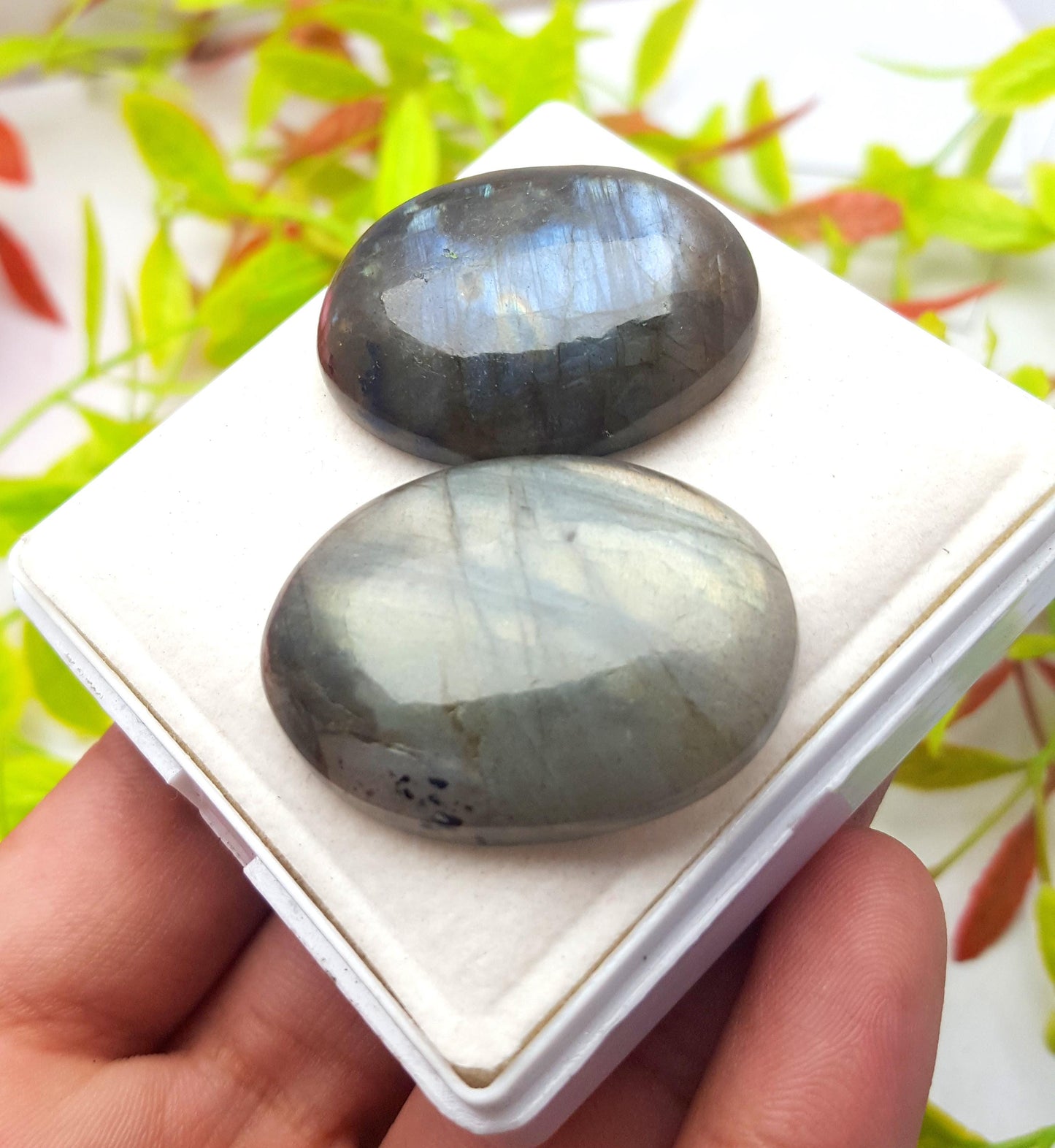 Labradorite, Natural Multi Flashy Labradorite, Oval Smooth Cabochon Gemstone Lot, 119.80 Ct, Size-36x27x7mm To 34x26x5mm, Gift For Her, PC-2