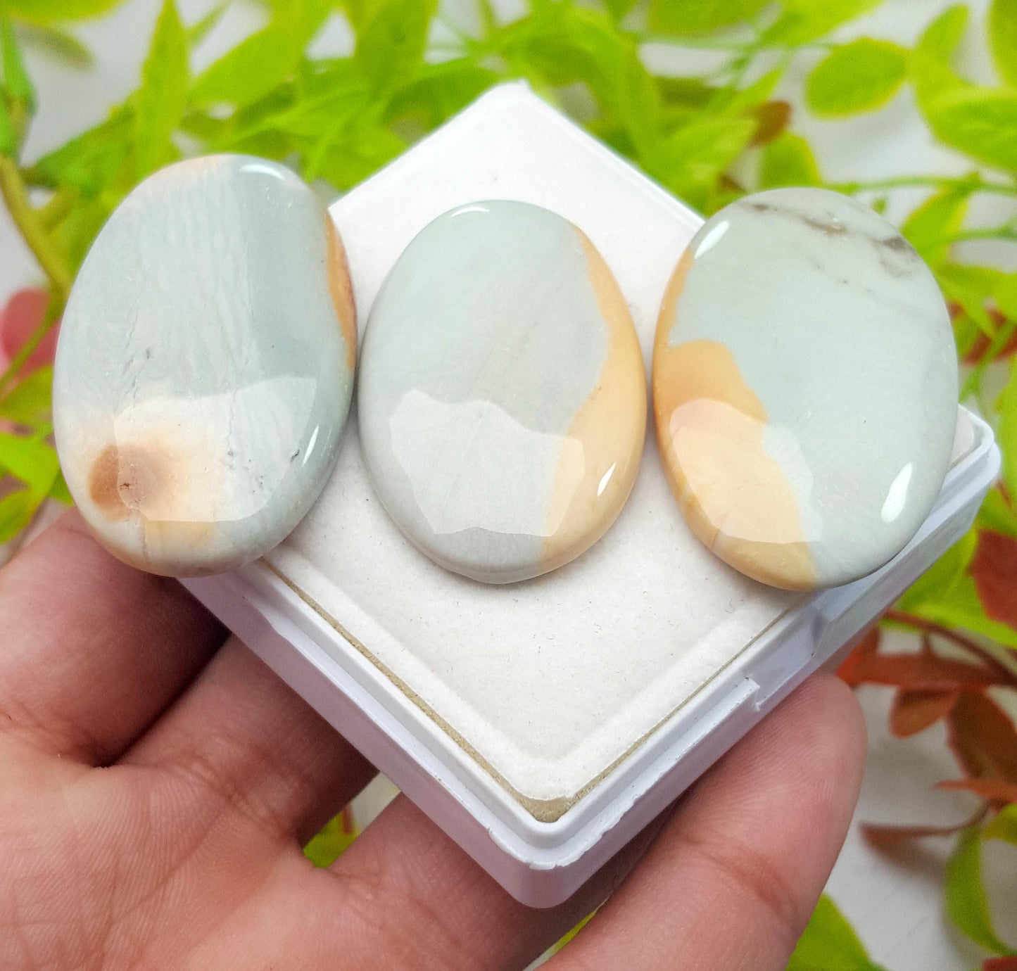 Natural Imperial Jasper, Oval Cabochon Gemstone Lot, 159.25 Carat, Size-44x25x6mm To 40x24x5mm, Gift For Her, PC-3