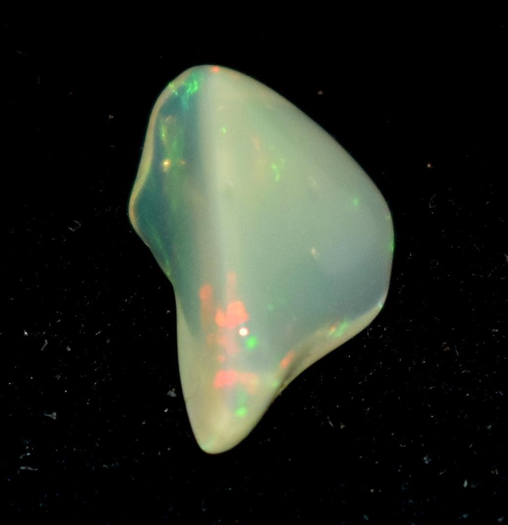 Opal, Natural Ethiopian Opal, Multi Fire Opal Polish Raw Gemstone, 1.15 Carat, Size-6x11.5x5.5mm, Gift For Her, PC-1