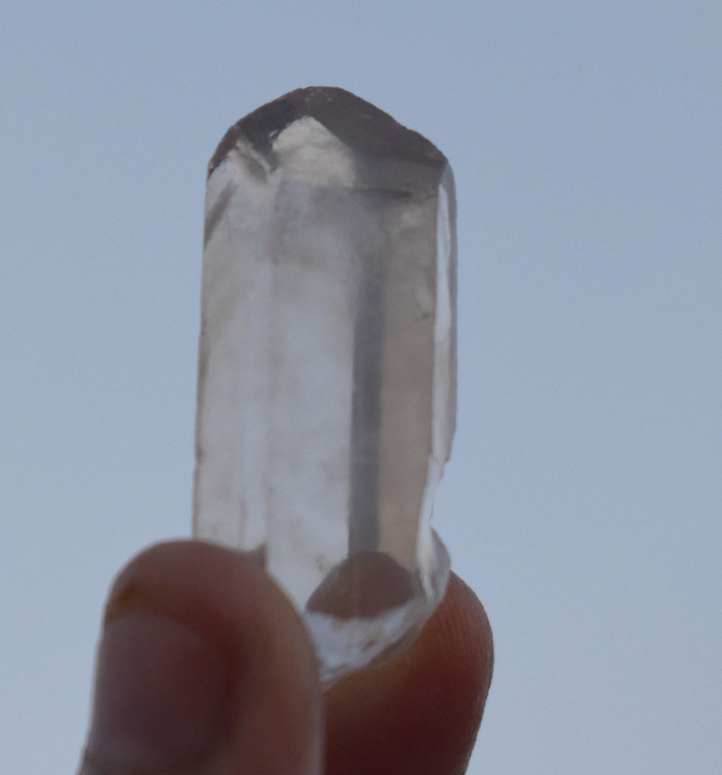 Phantom, Natural White Phantom In Quartz Tower, High Clarity Crystal, 14.91 Gram, Size-1.5'' inch-1''inch,