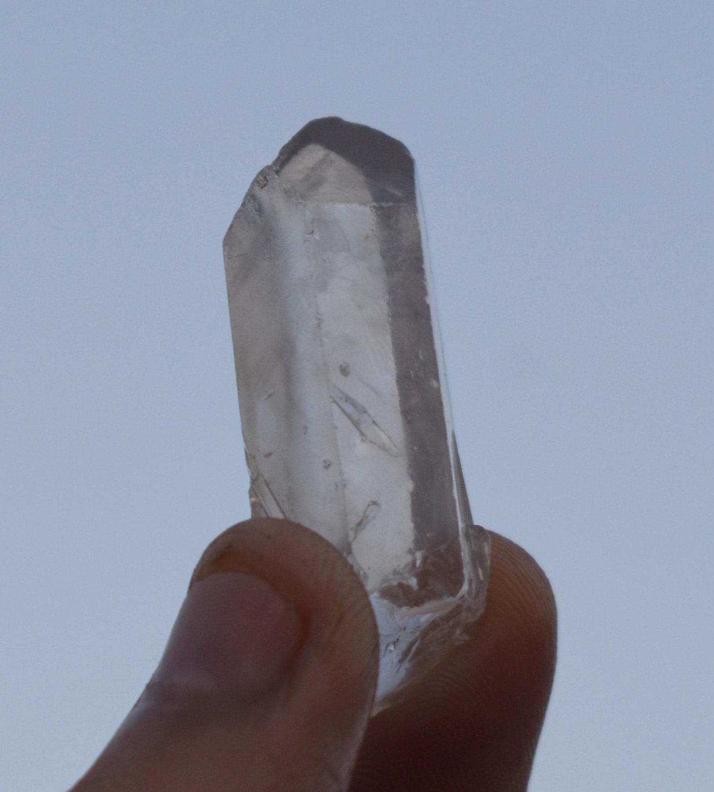 Phantom, Natural White Phantom In Quartz Tower, High Clarity Crystal, 15.21 Gram, Size-2'' inch-1''inch,