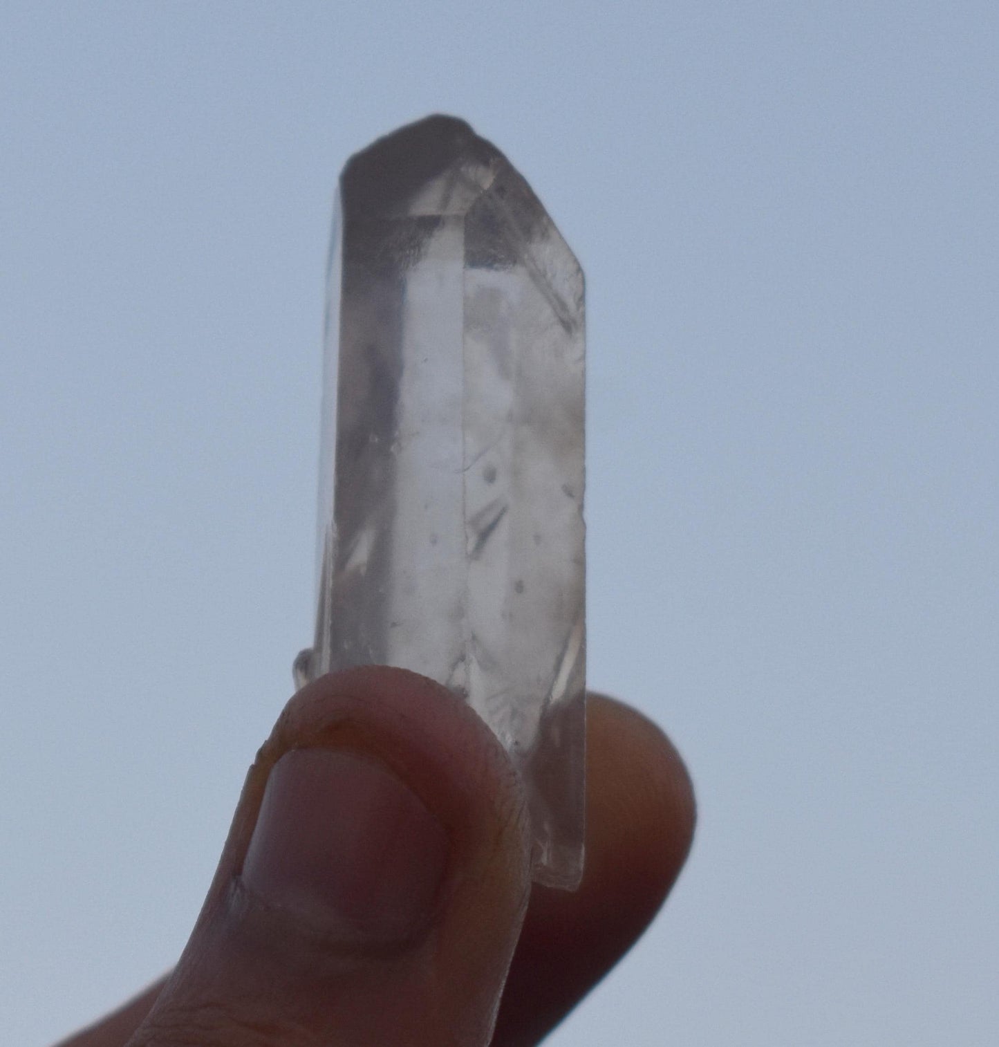 Phantom, Natural White Phantom In Quartz Tower, High Clarity Crystal, 15.21 Gram, Size-2'' inch-1''inch,