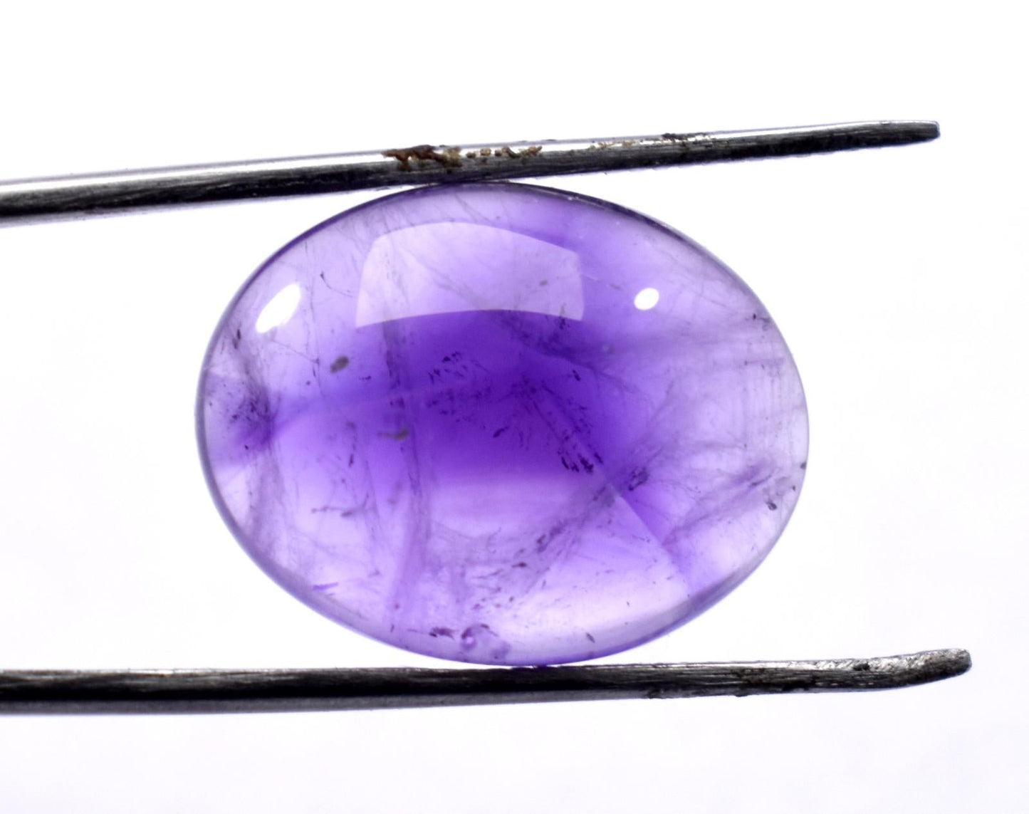 Rare & Natural Purple Amethyst, Oval Cabochon Loose Gemstone, 16.30 Carat, Size-15.5x20x7.5mm, Gift For Her,