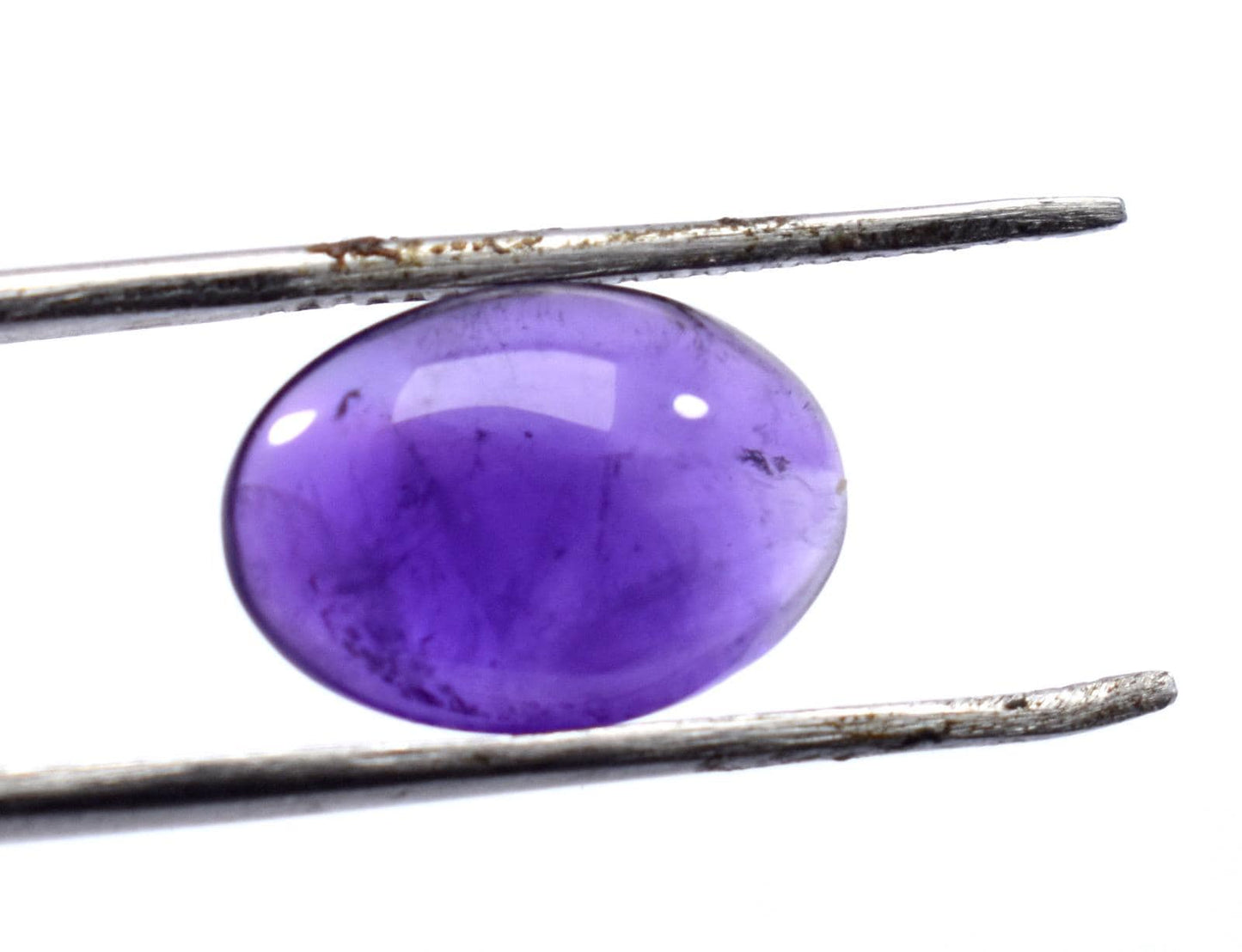 Rare & Natural Purple Amethyst, Oval Cabochon Loose Gemstone, 5.10 Carat, Size-10x14x5.5mm, Gift For Her,