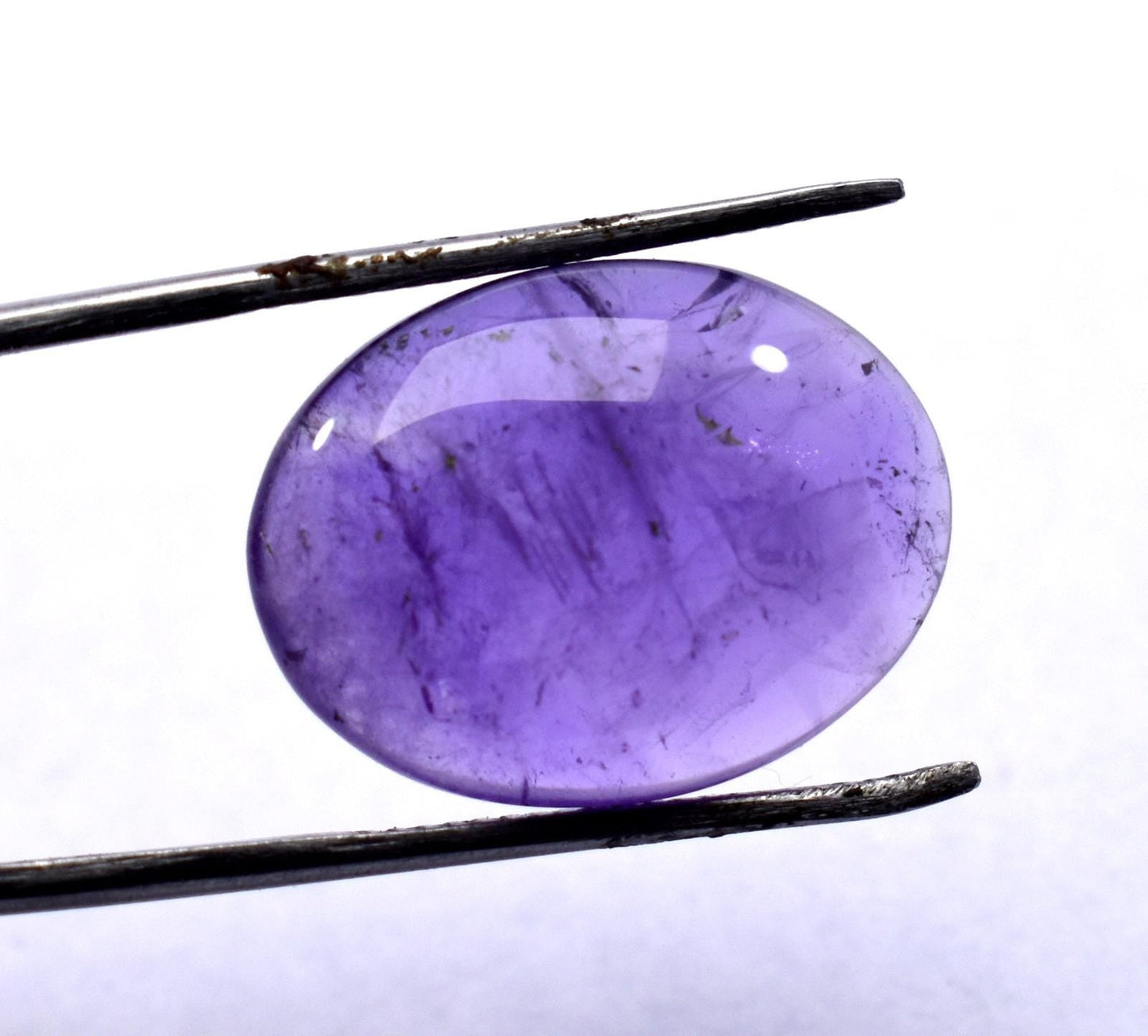 Rare & Natural Purple Amethyst, Oval Cabochon Loose Gemstone, 19.10 Carat, Size-15x20x6.5mm, Gift For Her,