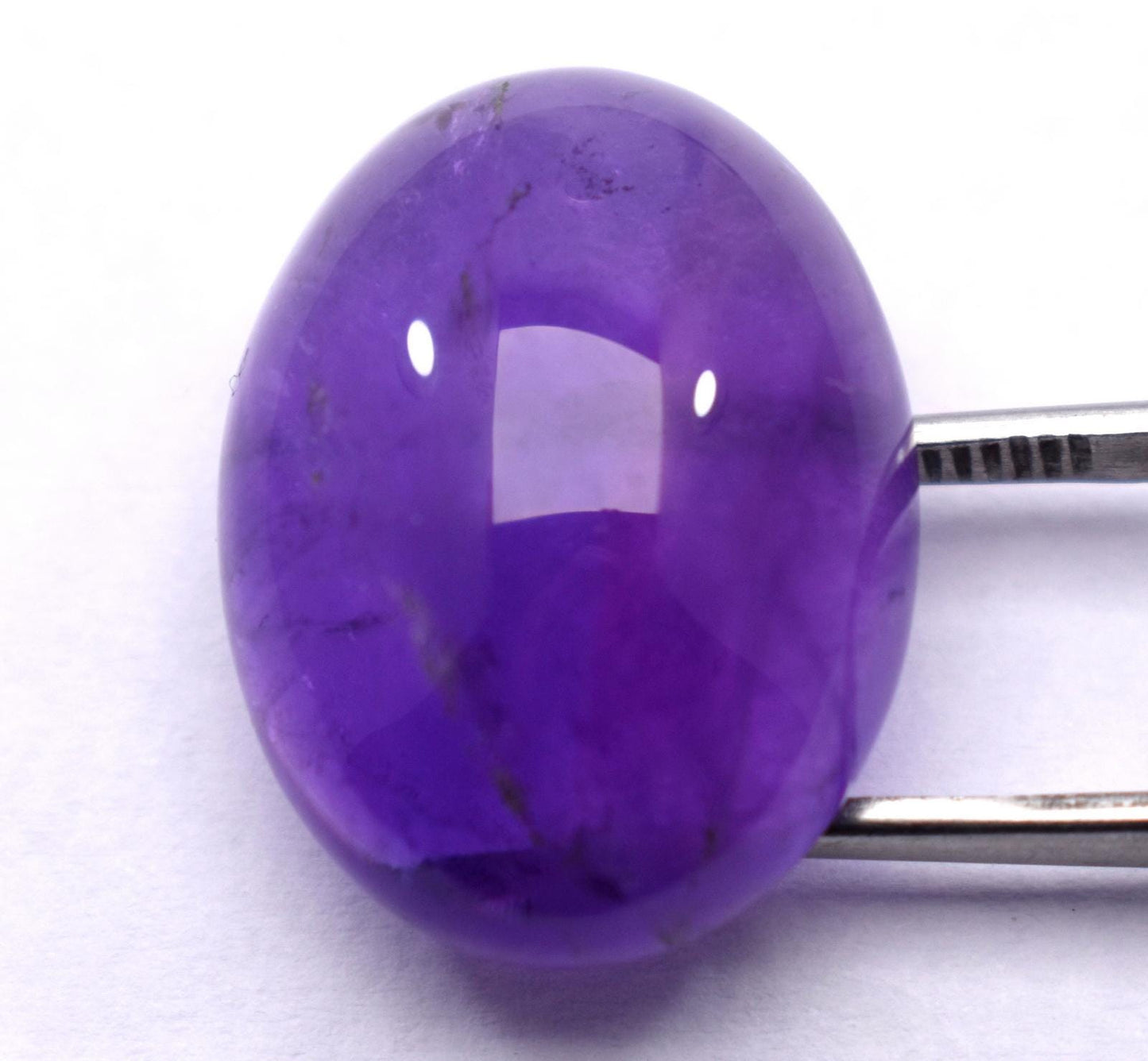 Rare & Natural Purple Amethyst, Oval Cabochon Loose Gemstone, 31.10 Carat, Size-18.5x24.5x9.5mm, Gift For Her,