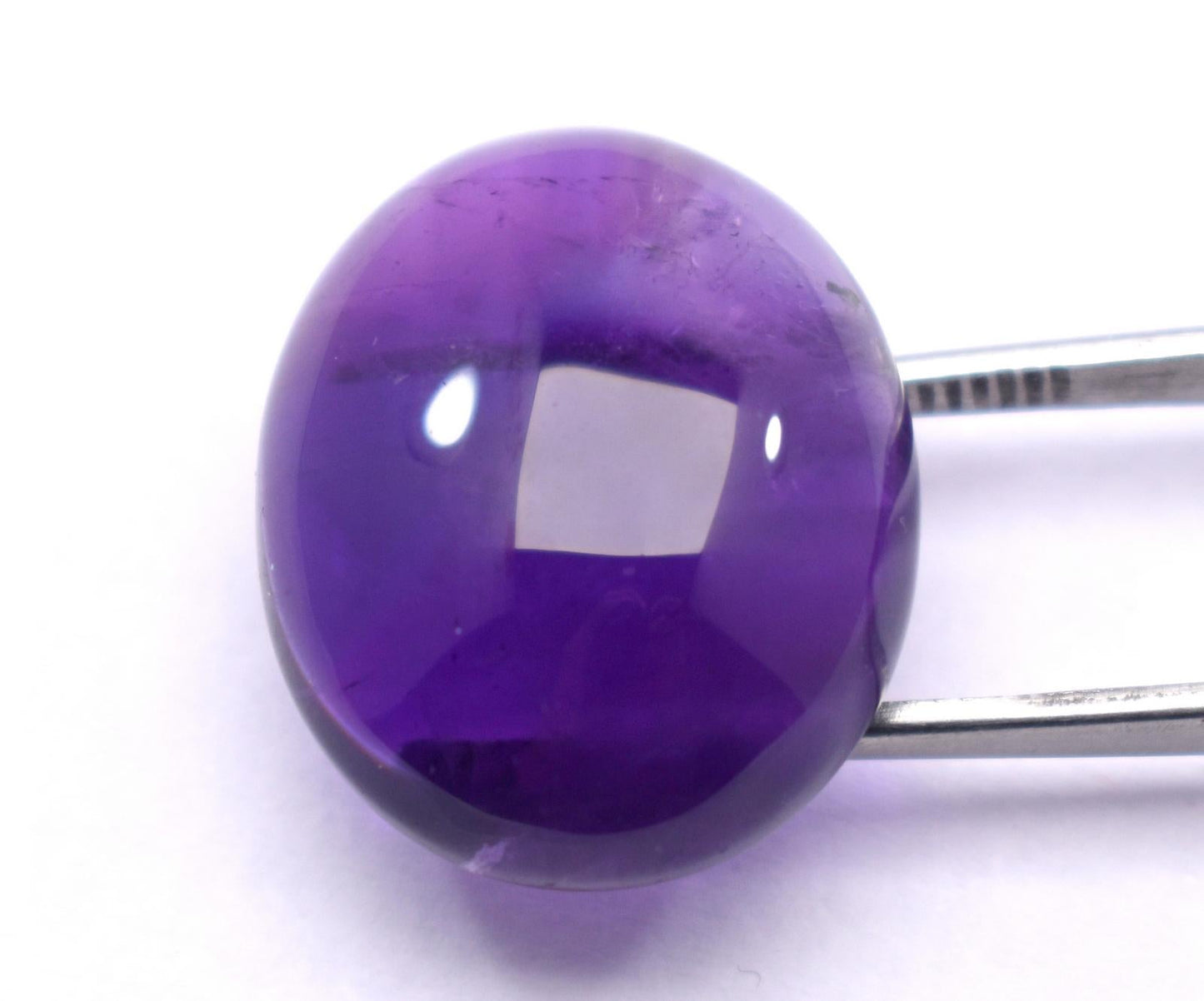 Rare & Natural Purple Amethyst, Oval Cabochon Loose Gemstone, 29.70 Carat, Size-19.5x23x9mm, Gift For Her,