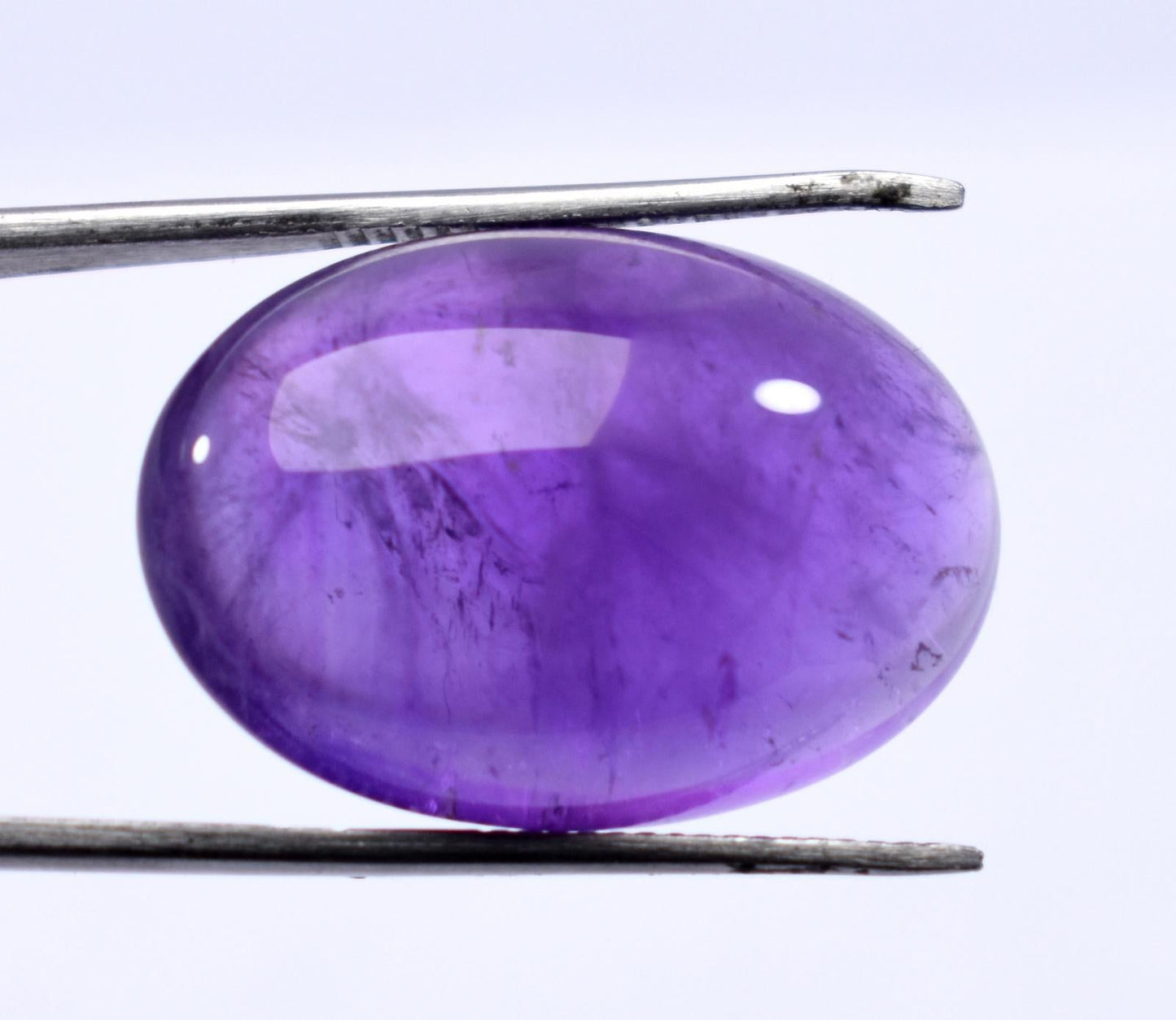 Rare & Natural Purple Amethyst, Oval Cabochon Loose Gemstone, 27.45 Carat, Size-16.5x24x9.5mm, Gift For Her,