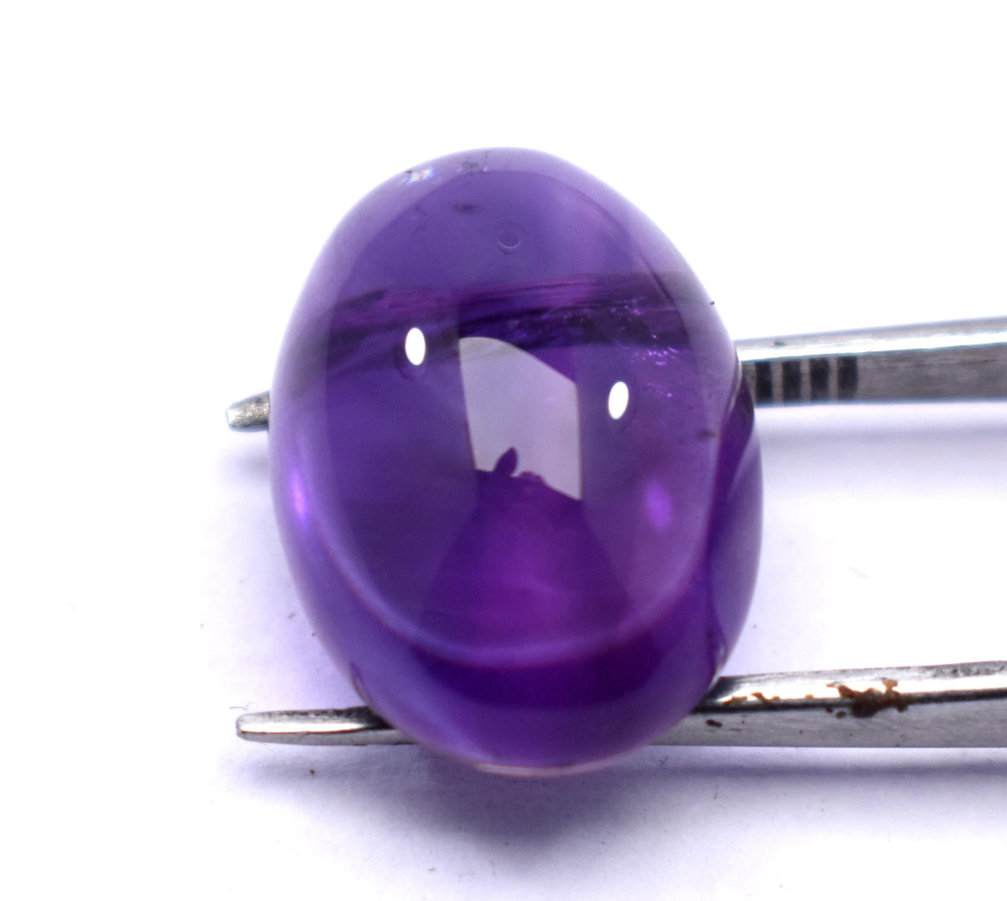 Rare & Natural Purple Amethyst, Oval Cabochon Loose Gemstone, 15 Carat, Size-13.5X19X2.5mm , Gift For Her,Pc-1