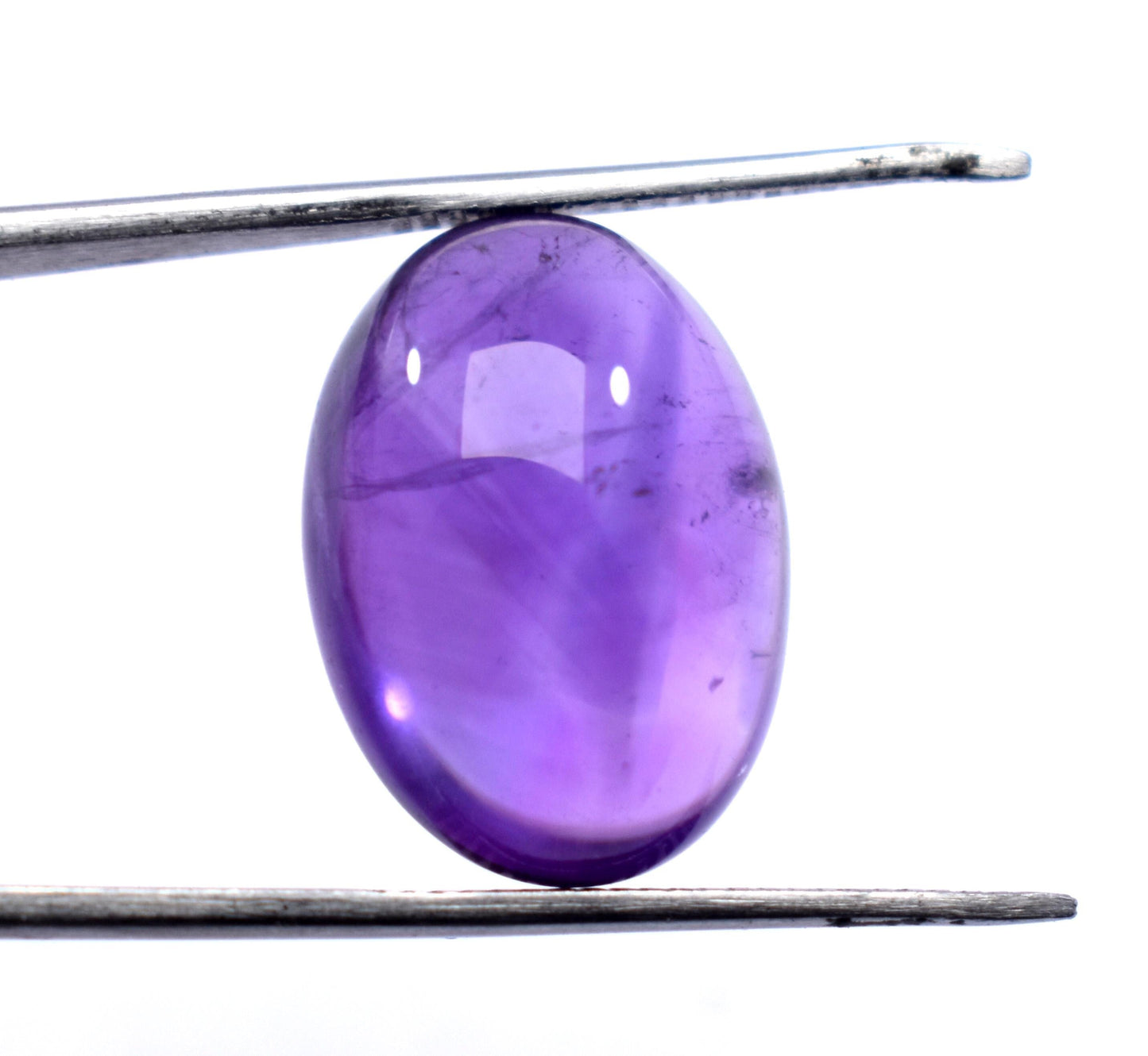 Rare & Natural Purple Amethyst, Oval Cabochon Loose Gemstone, 15 Carat, Size-13.5X19X2.5mm , Gift For Her,Pc-1